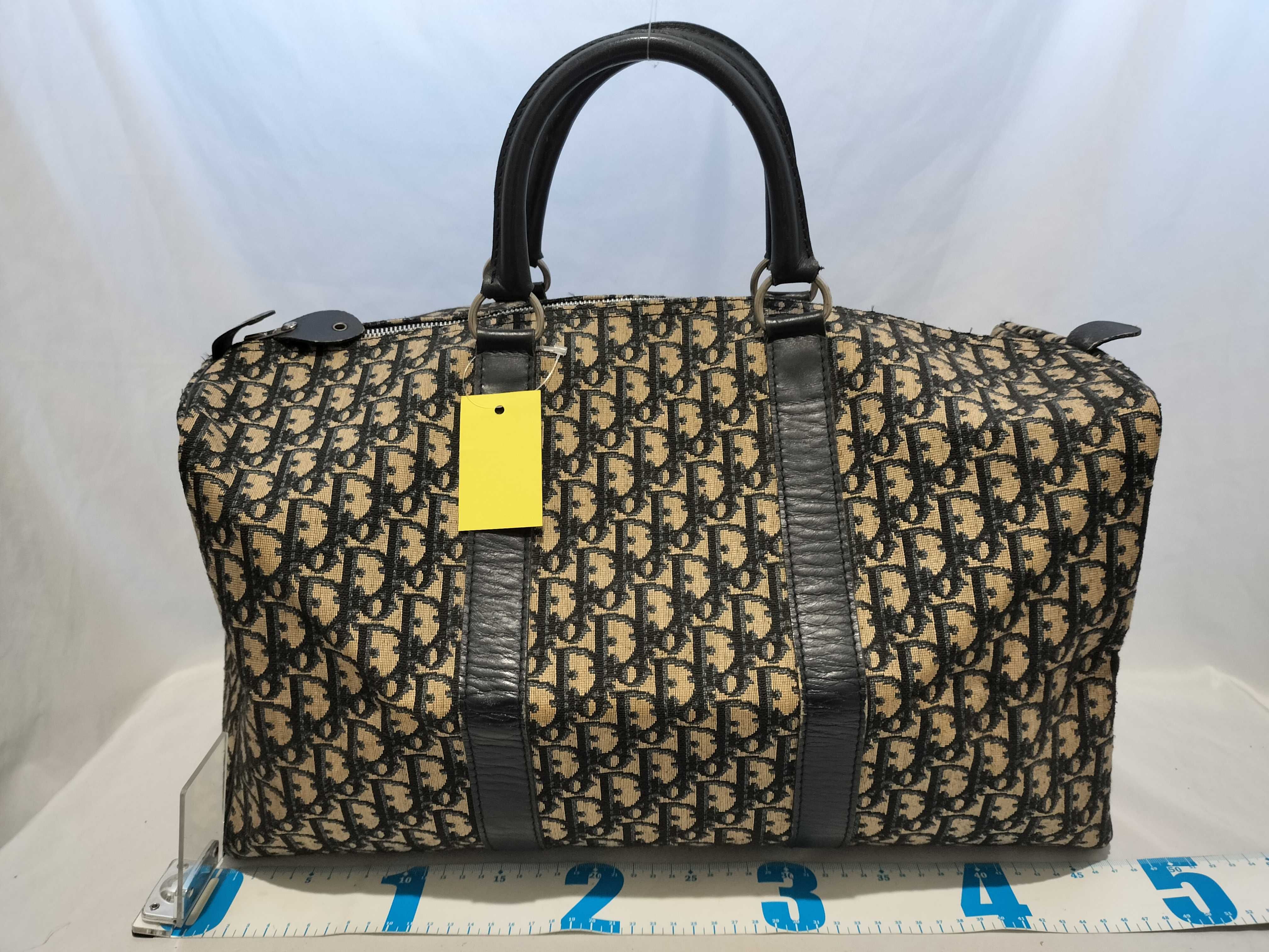 【水曜終了】(10699_0278)Dior トロッター ボストンバッグ ボストンバッグ