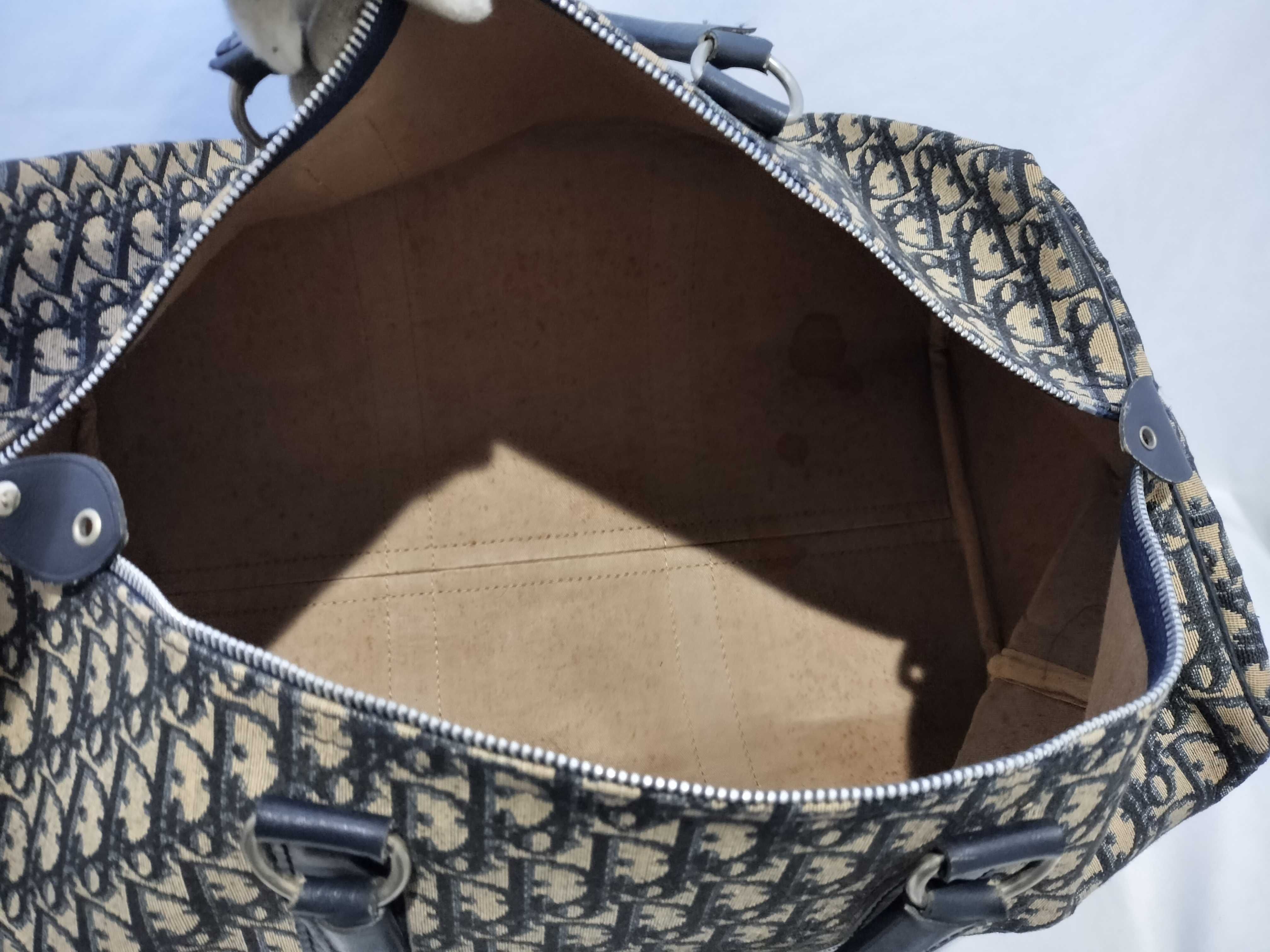 【水曜終了】(10699_0278)Dior トロッター ボストンバッグ ボストンバッグ