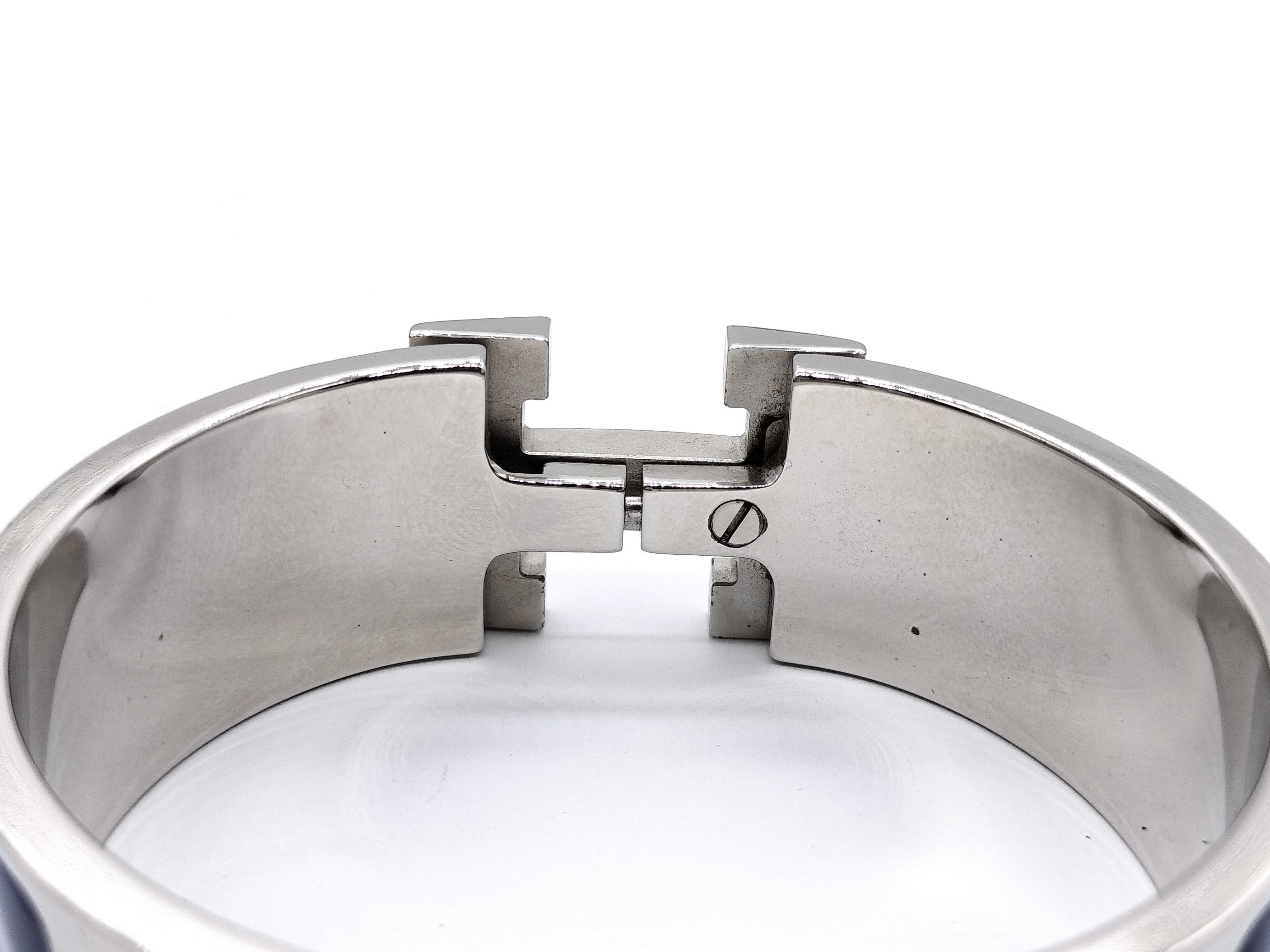 【水曜終了】(10706_0007)HERMES クリッククラックGM ブレスレット・バングル