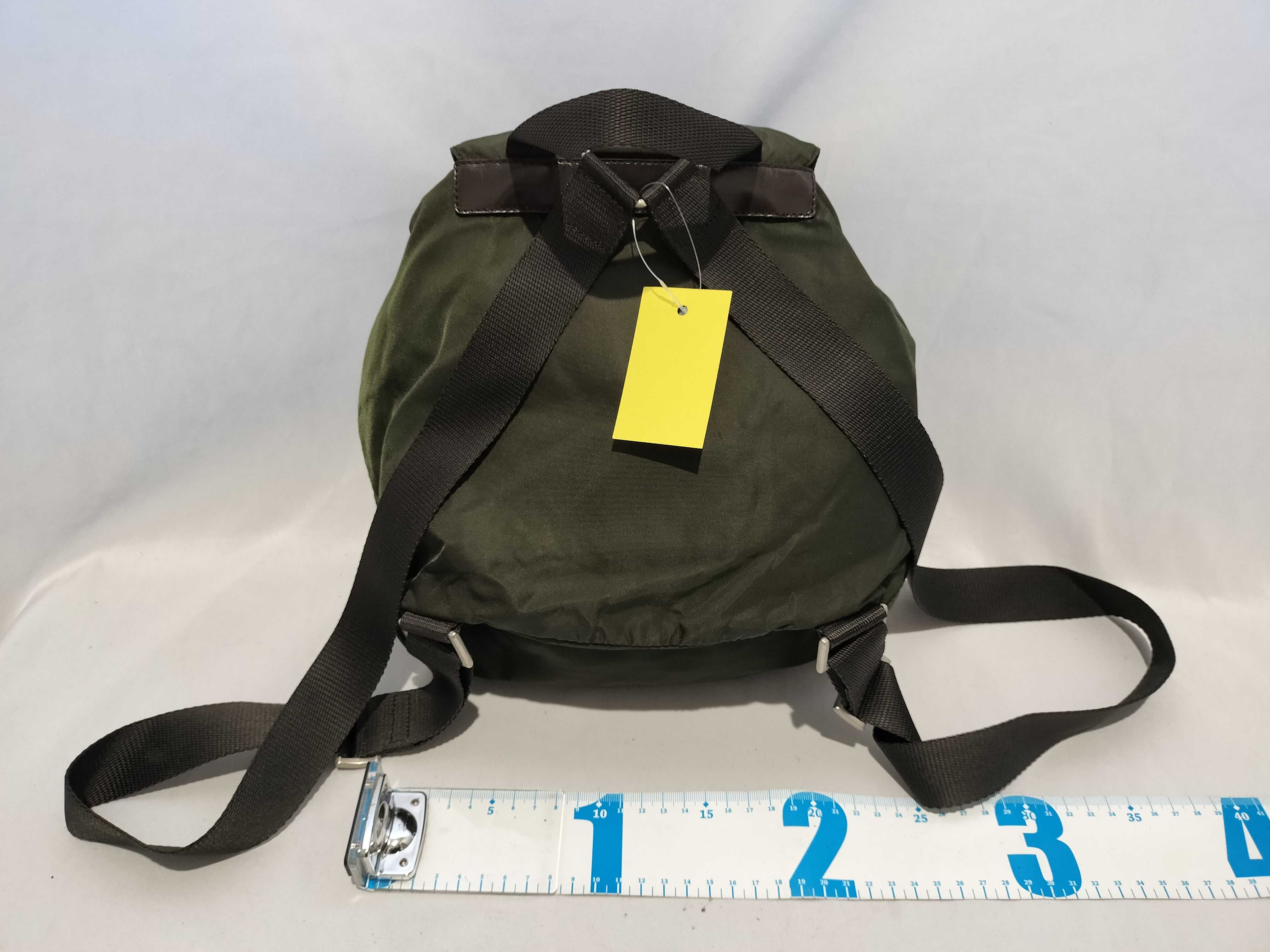 【水曜終了】(10709_0085)PRADA ナイロン ミニリュック カーキ リュックサック