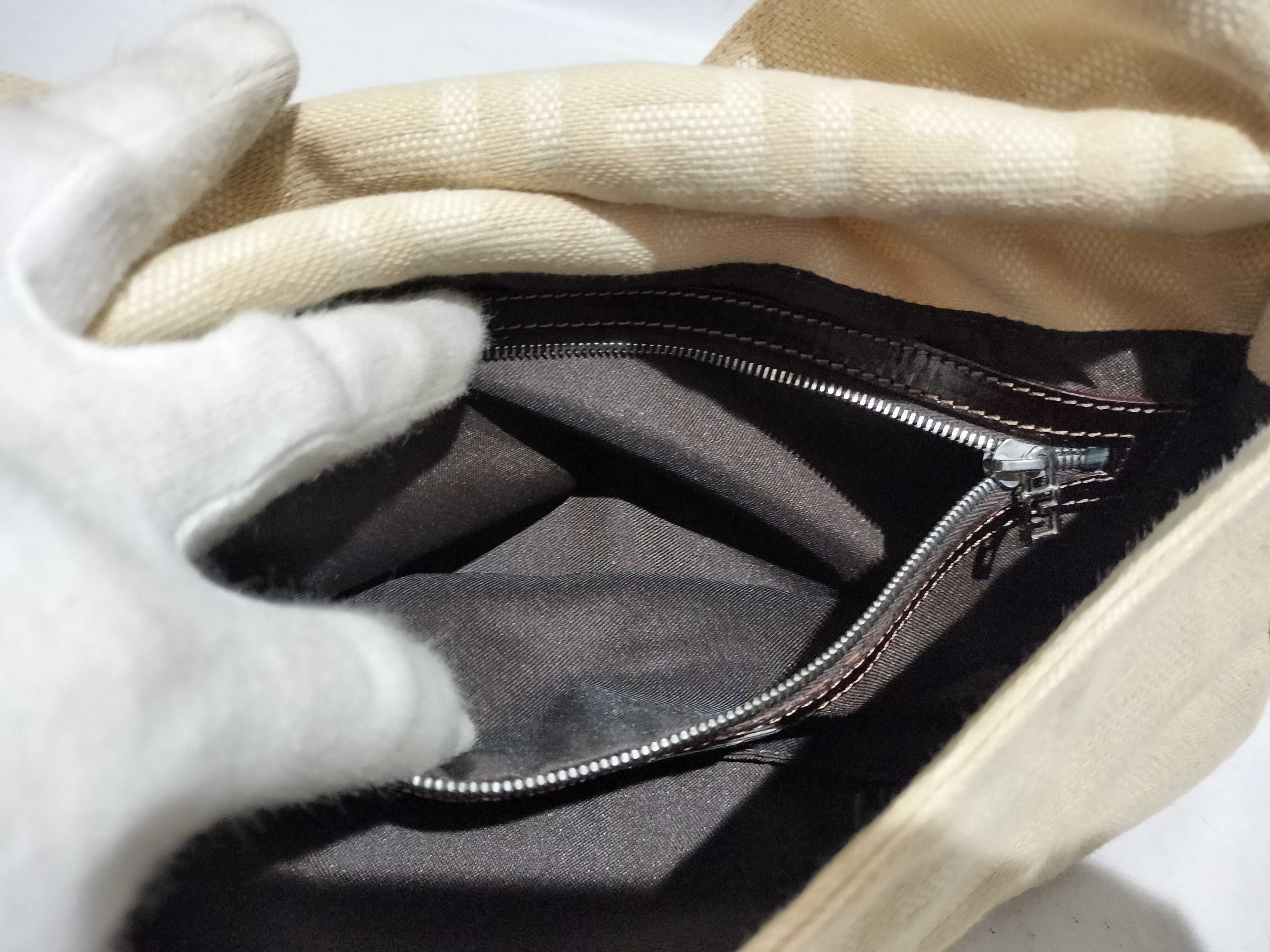 【水曜終了】(10709_0122)FENDI マンマ バケット ズッカ ワンショルダー ハンドバッグ