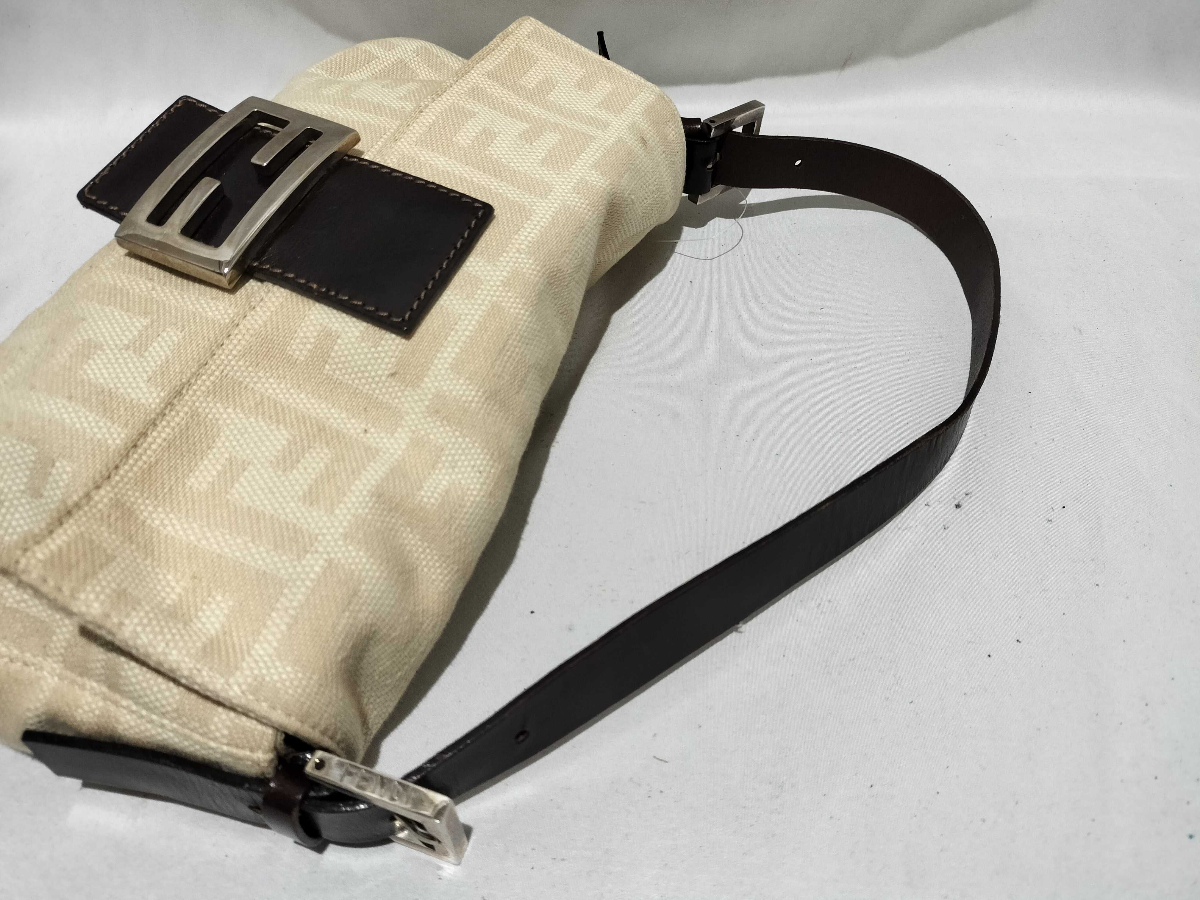 【水曜終了】(10709_0122)FENDI マンマ バケット ズッカ ワンショルダー ハンドバッグ