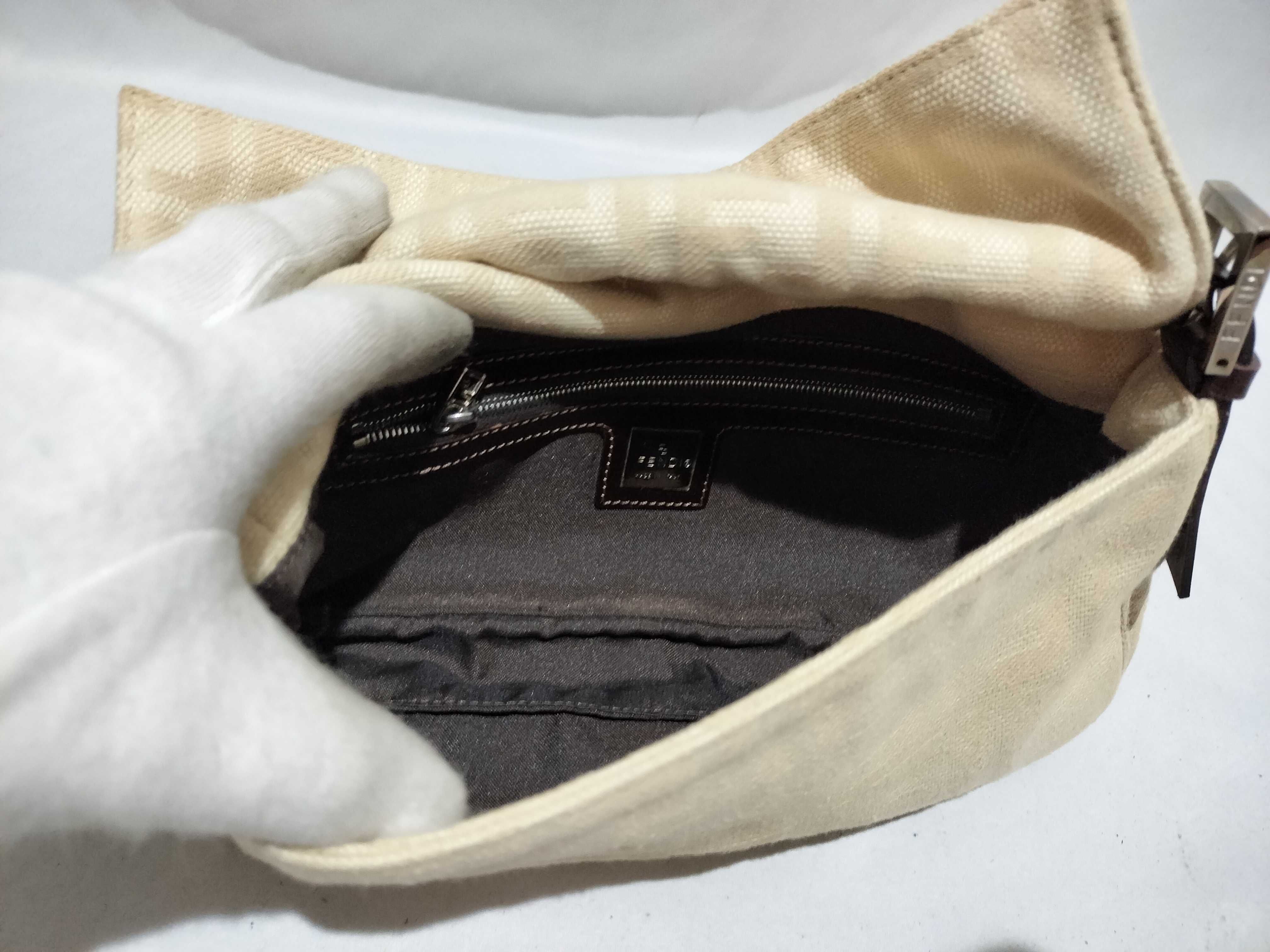 【水曜終了】(10709_0122)FENDI マンマ バケット ズッカ ワンショルダー ハンドバッグ