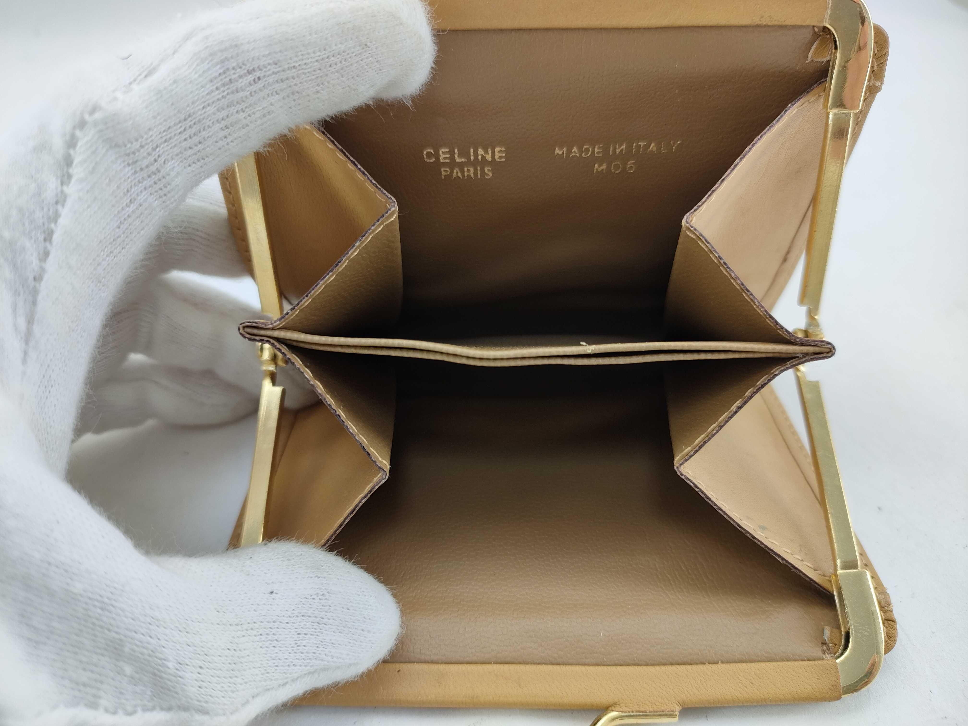 【水曜終了】(10709_0074)CELINE セリーヌ がま口 コインケース コインケース