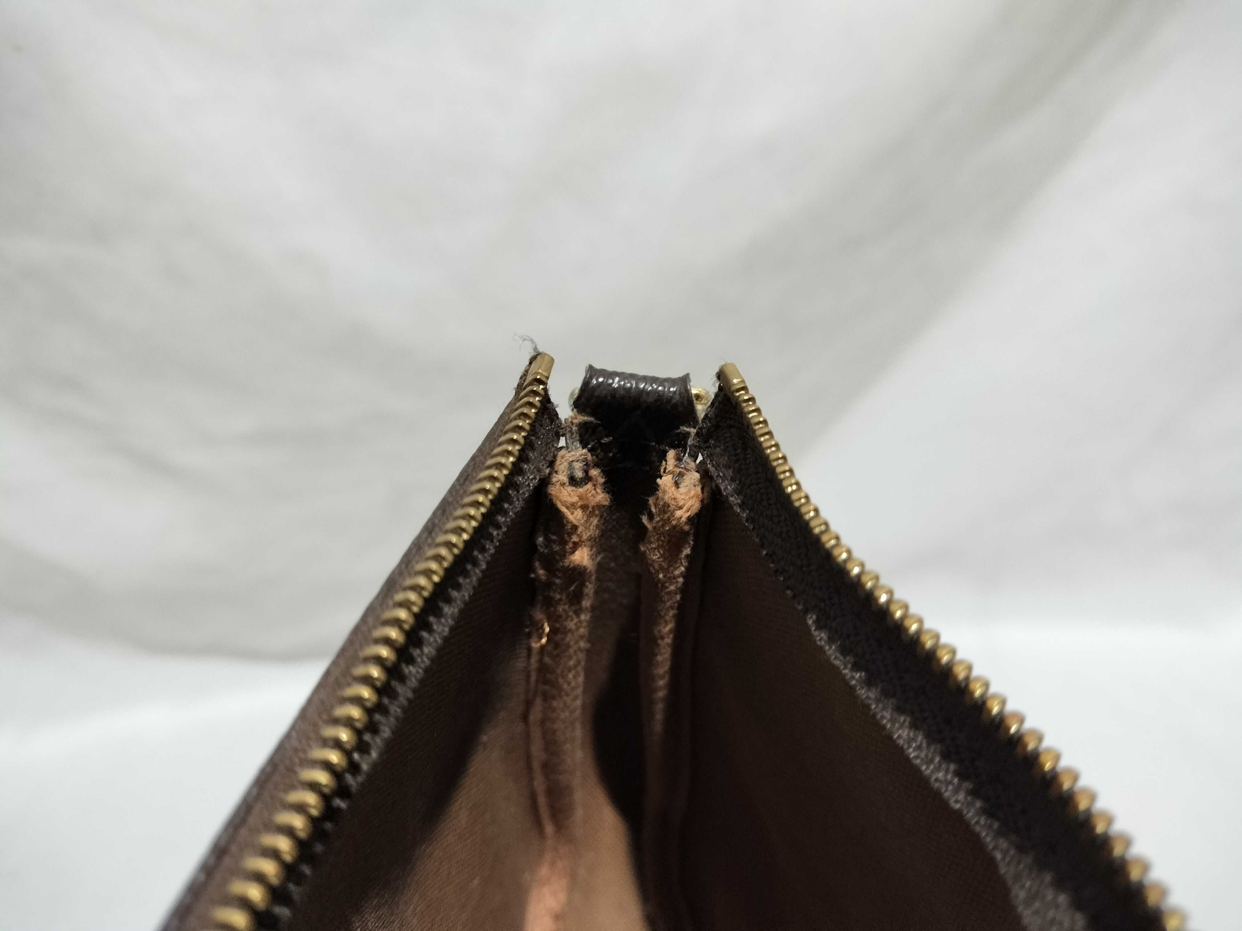 【水曜終了】(10708_0133)LOUIS VUITTON モノグラム アクセポーチ ファスナー破損 ポーチ