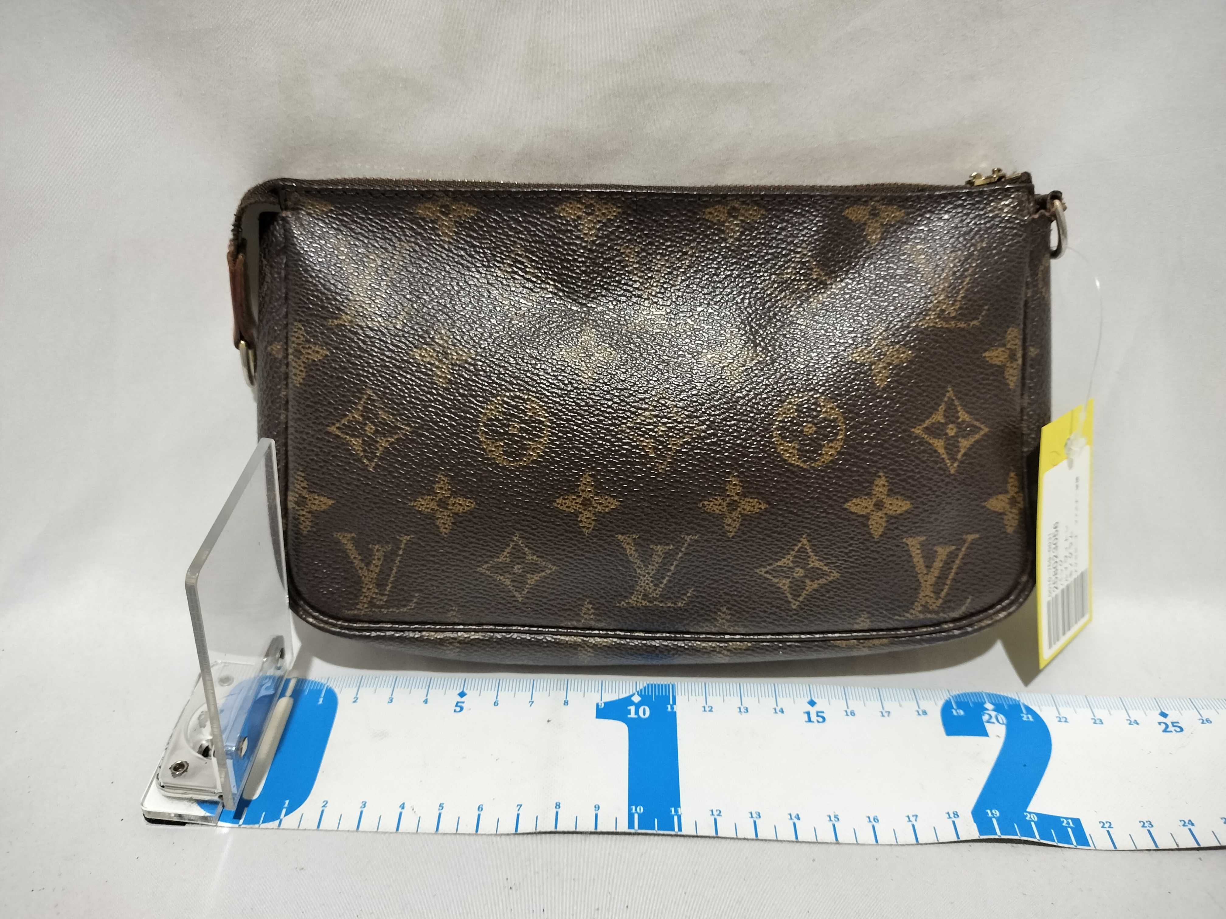 【水曜終了】(10708_0133)LOUIS VUITTON モノグラム アクセポーチ ファスナー破損 ポーチ