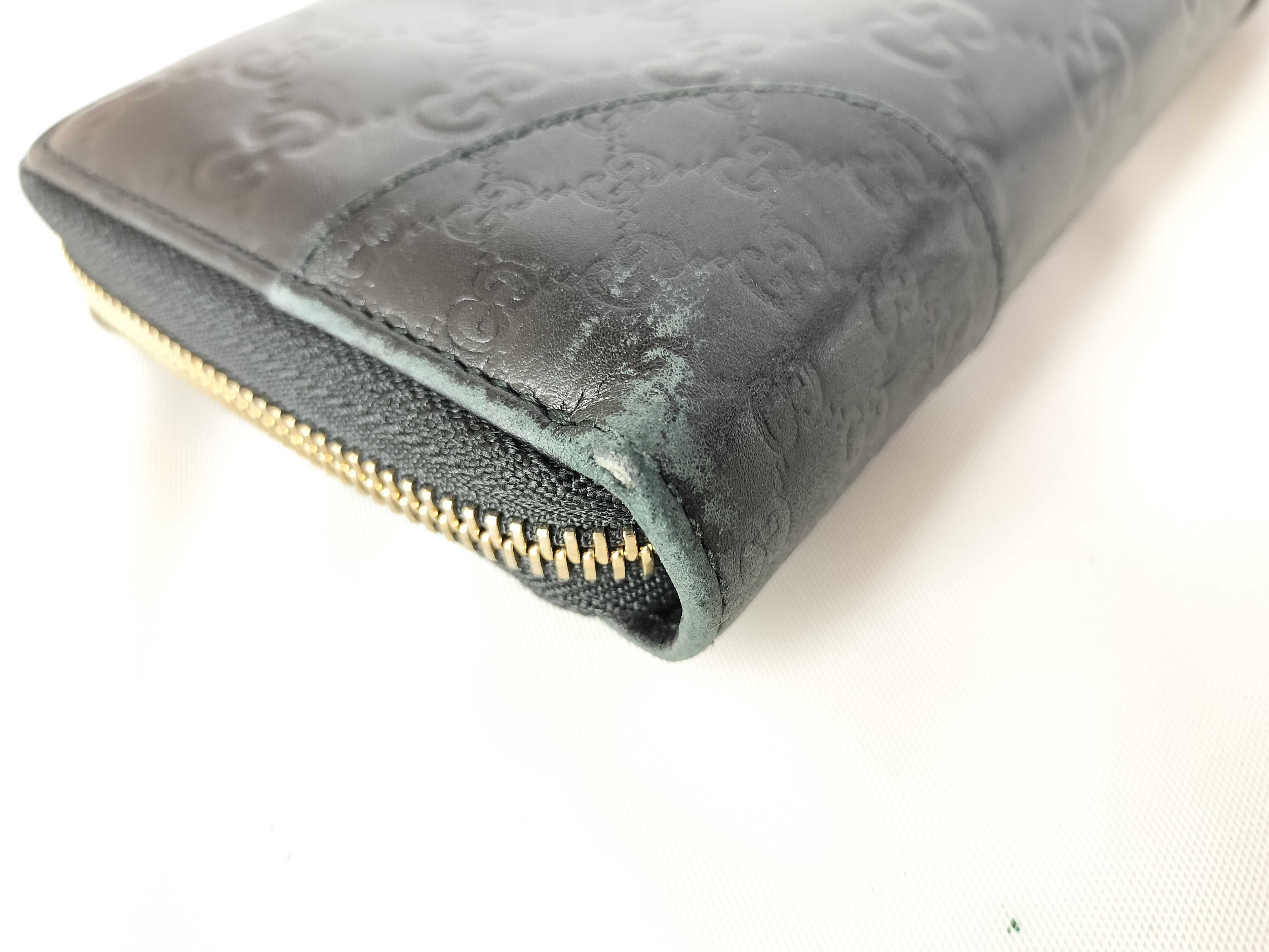 【水曜終了】(10709_0042)GUCCI グッチシマ シマ 323397 ラウンド 長財布 ジッピーウォレット 財布