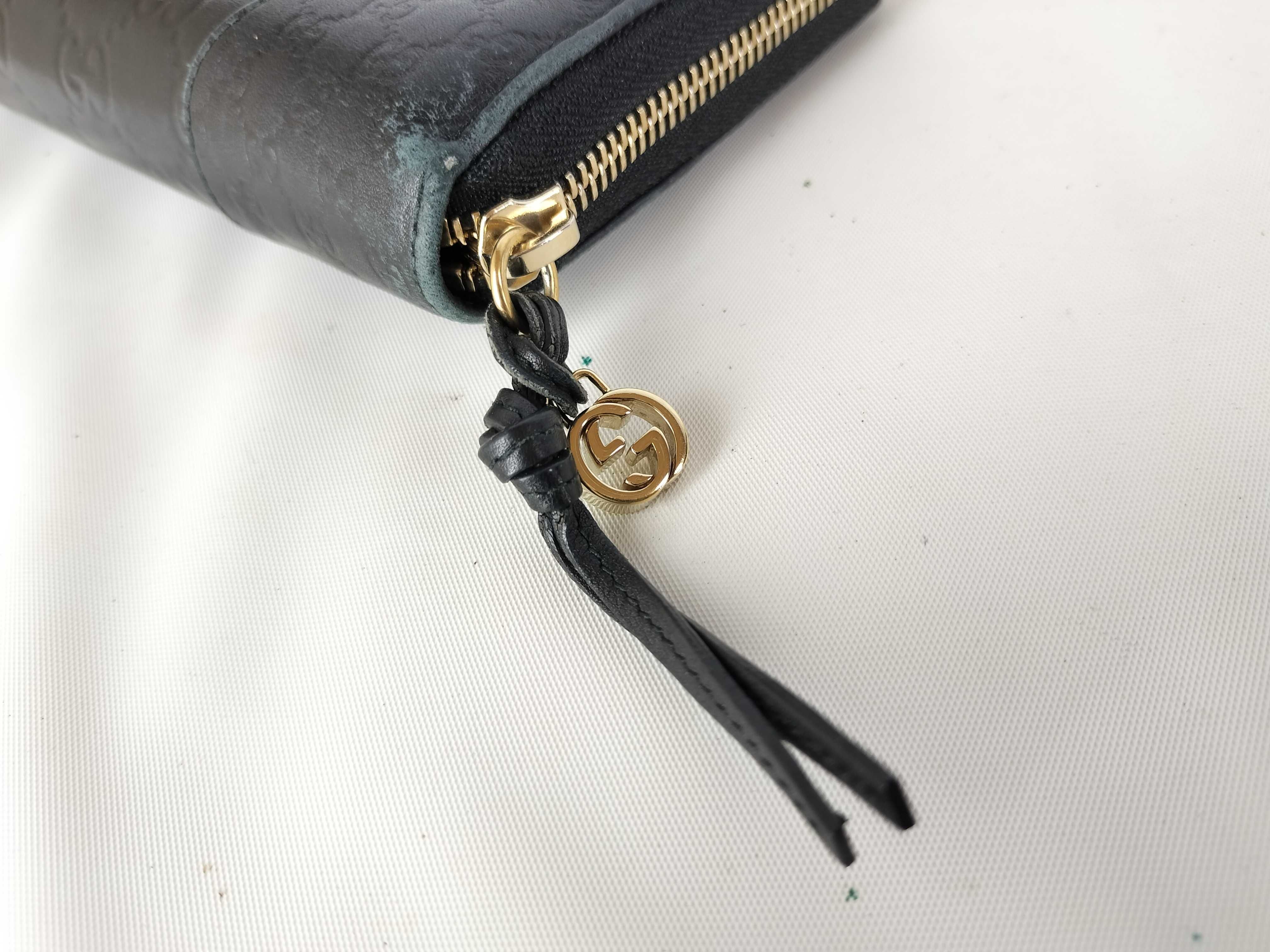 【水曜終了】(10709_0042)GUCCI グッチシマ シマ 323397 ラウンド 長財布 ジッピーウォレット 財布