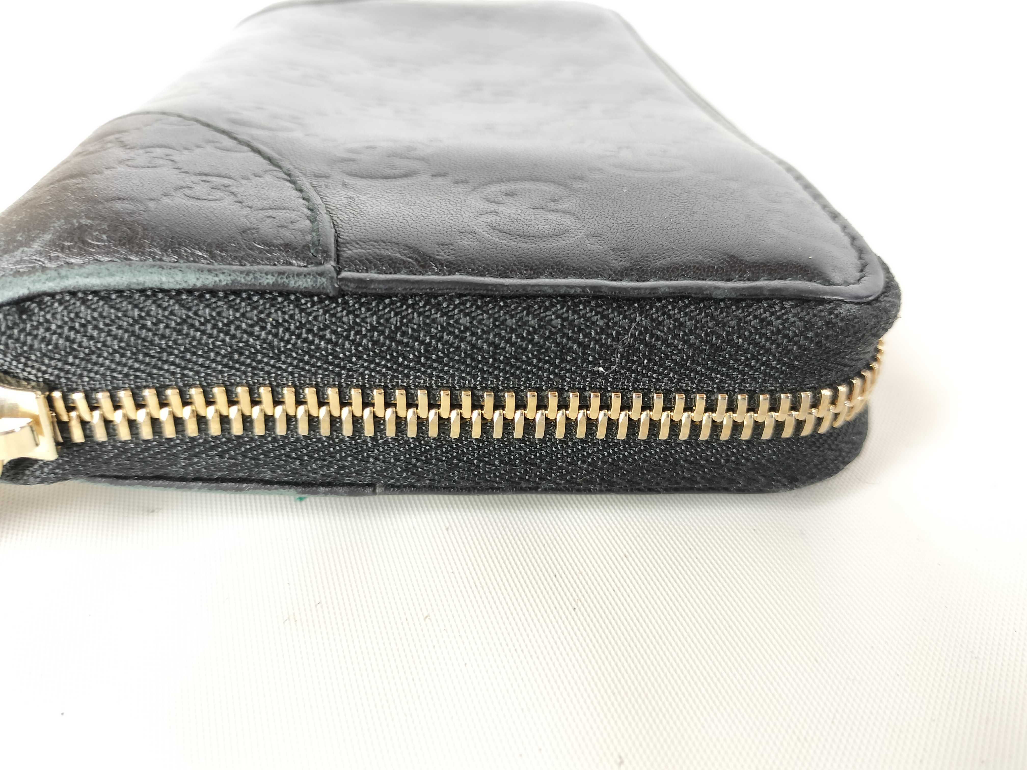 【水曜終了】(10709_0042)GUCCI グッチシマ シマ 323397 ラウンド 長財布 ジッピーウォレット 財布