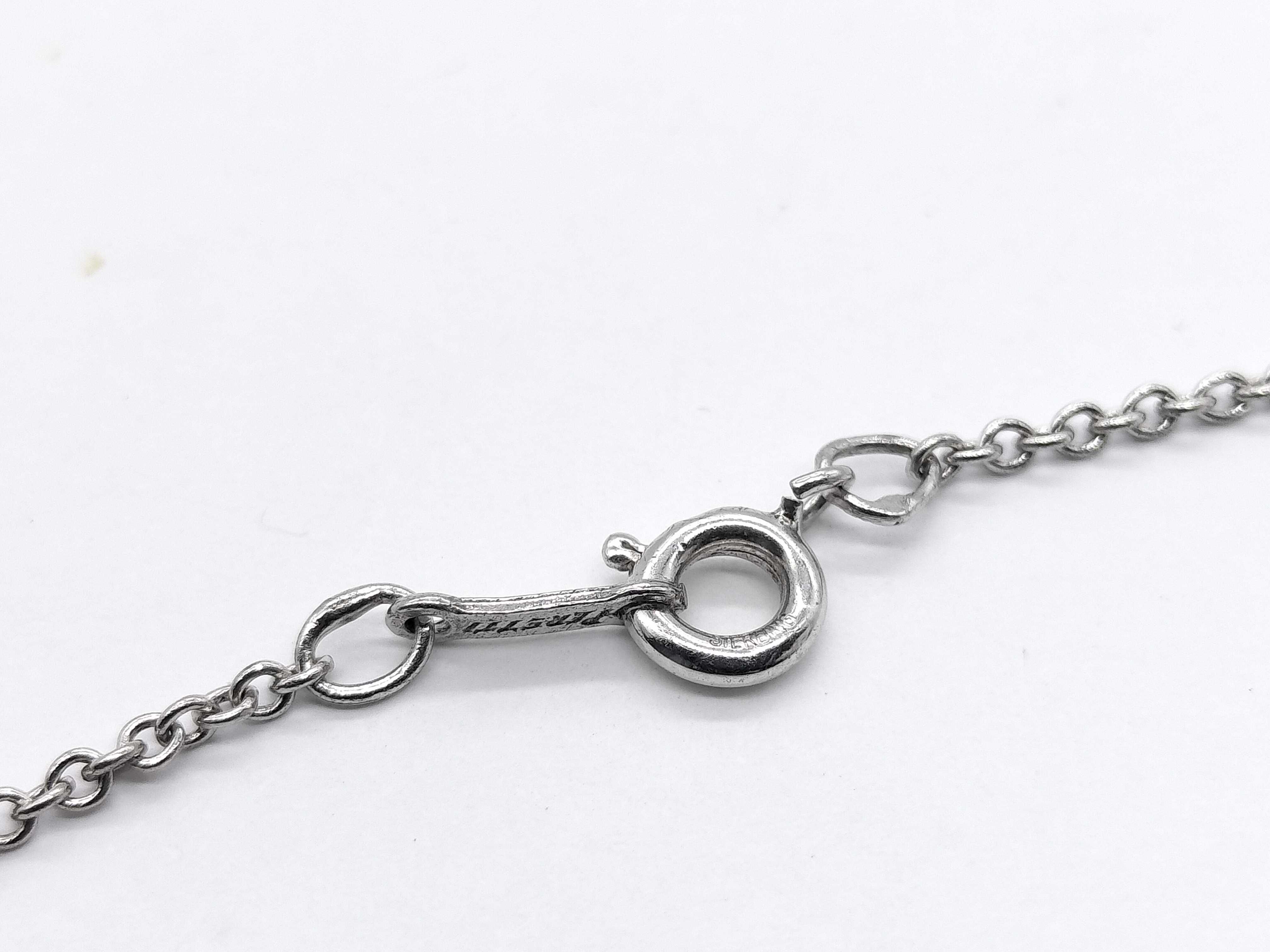 【水曜終了】(10702_0046)Tiffany&Co. ビーン 925 ビーン/カフス ネックレス