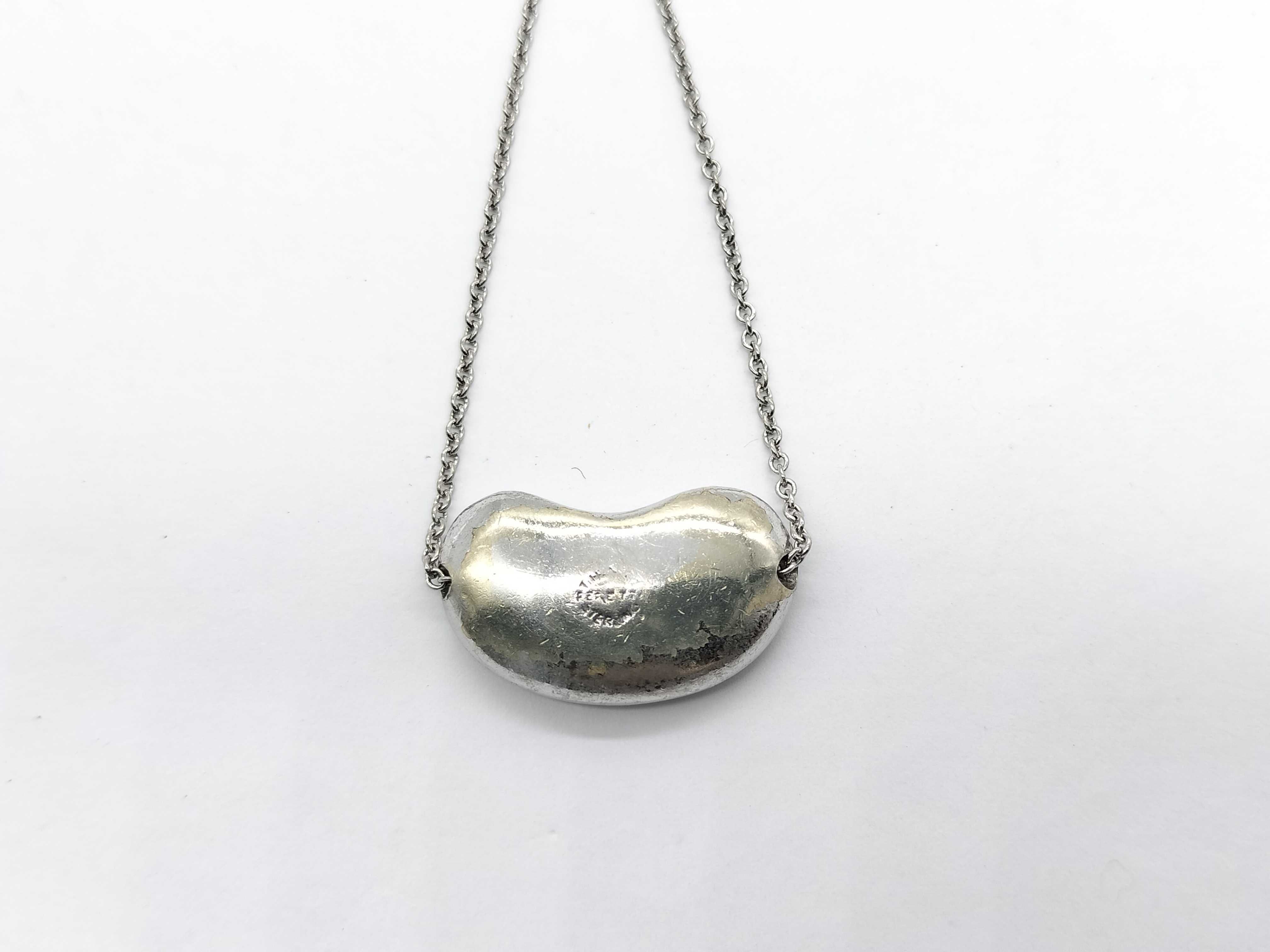 【水曜終了】(10702_0046)Tiffany&Co. ビーン 925 ビーン/カフス ネックレス