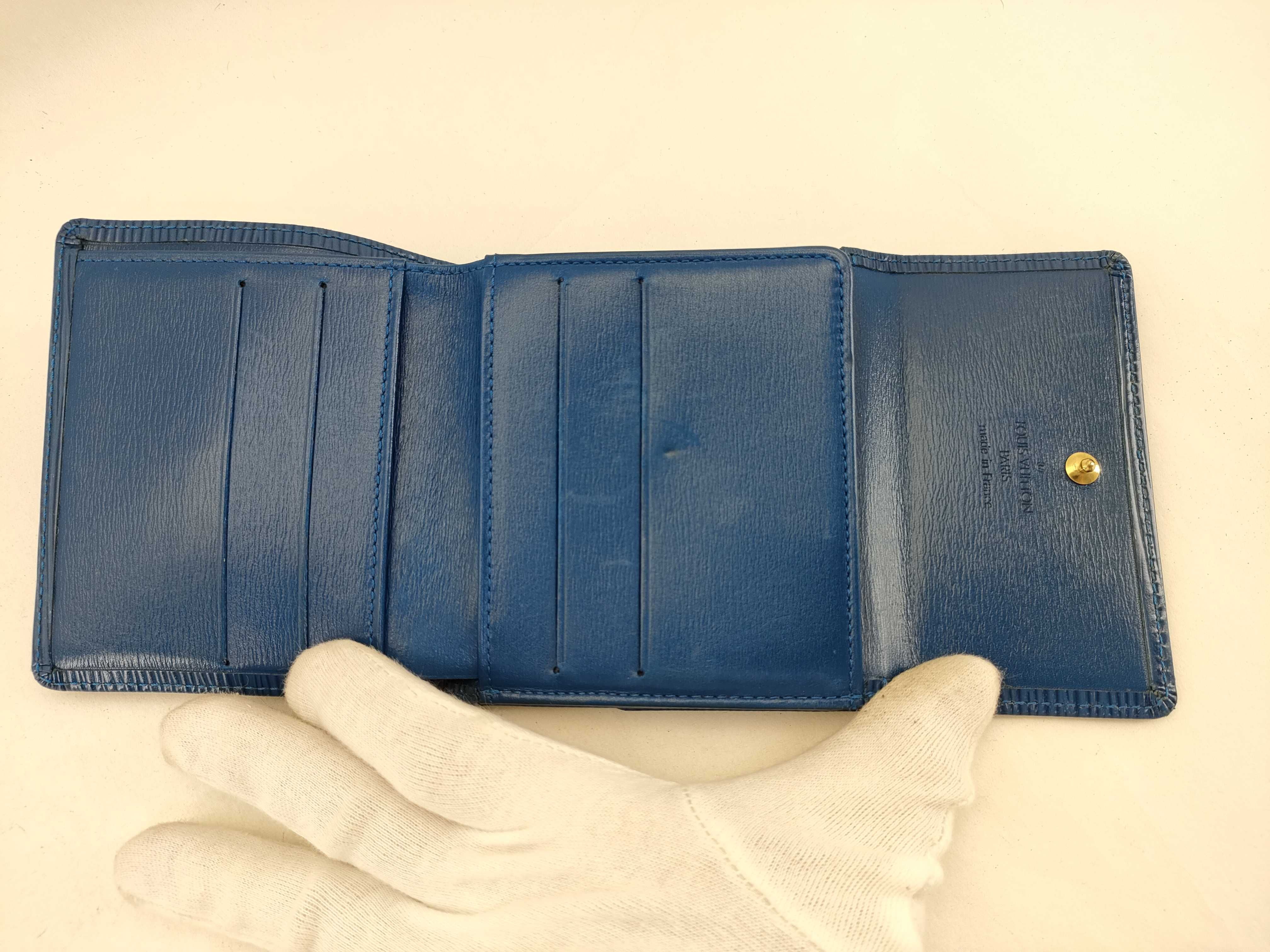 【水曜終了】(10708_0094)LOUIS VUITTON エピ ヴィトン エピ Wホック 財布