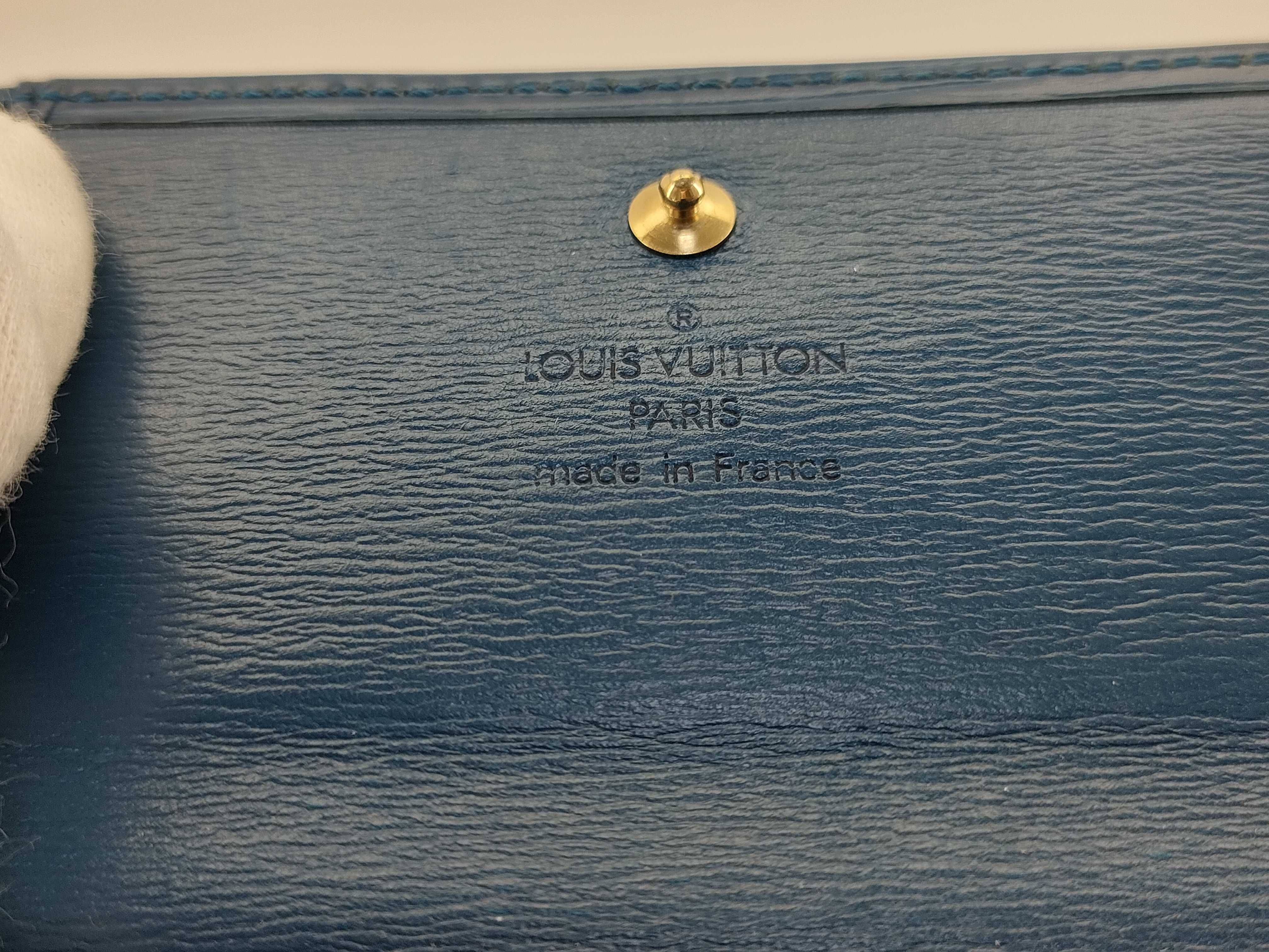 【水曜終了】(10708_0094)LOUIS VUITTON エピ ヴィトン エピ Wホック 財布