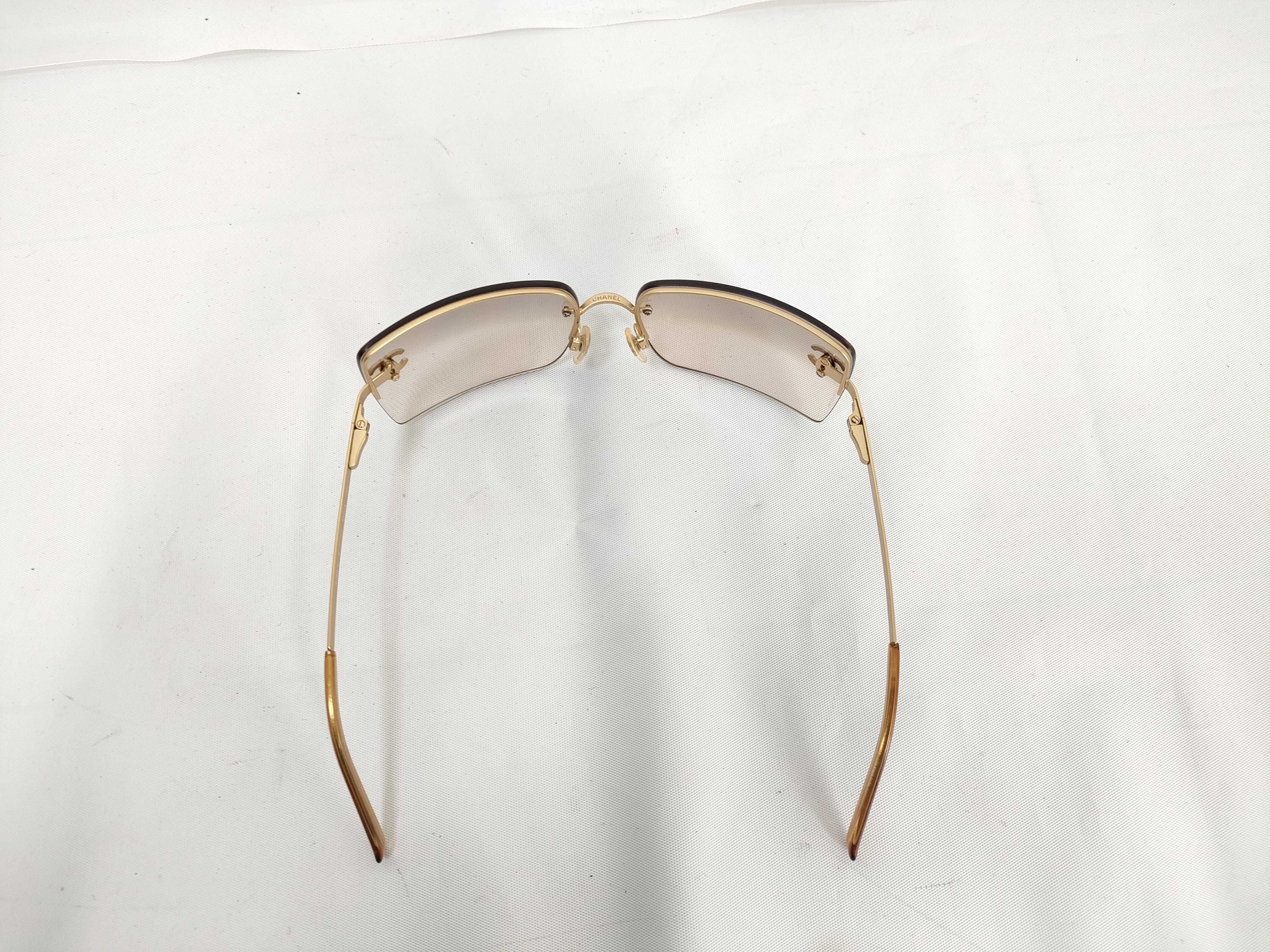 【水曜終了】(10707_0016)◆CHANEL ココマーク ラインストーン4092-B サングラス・メガネ