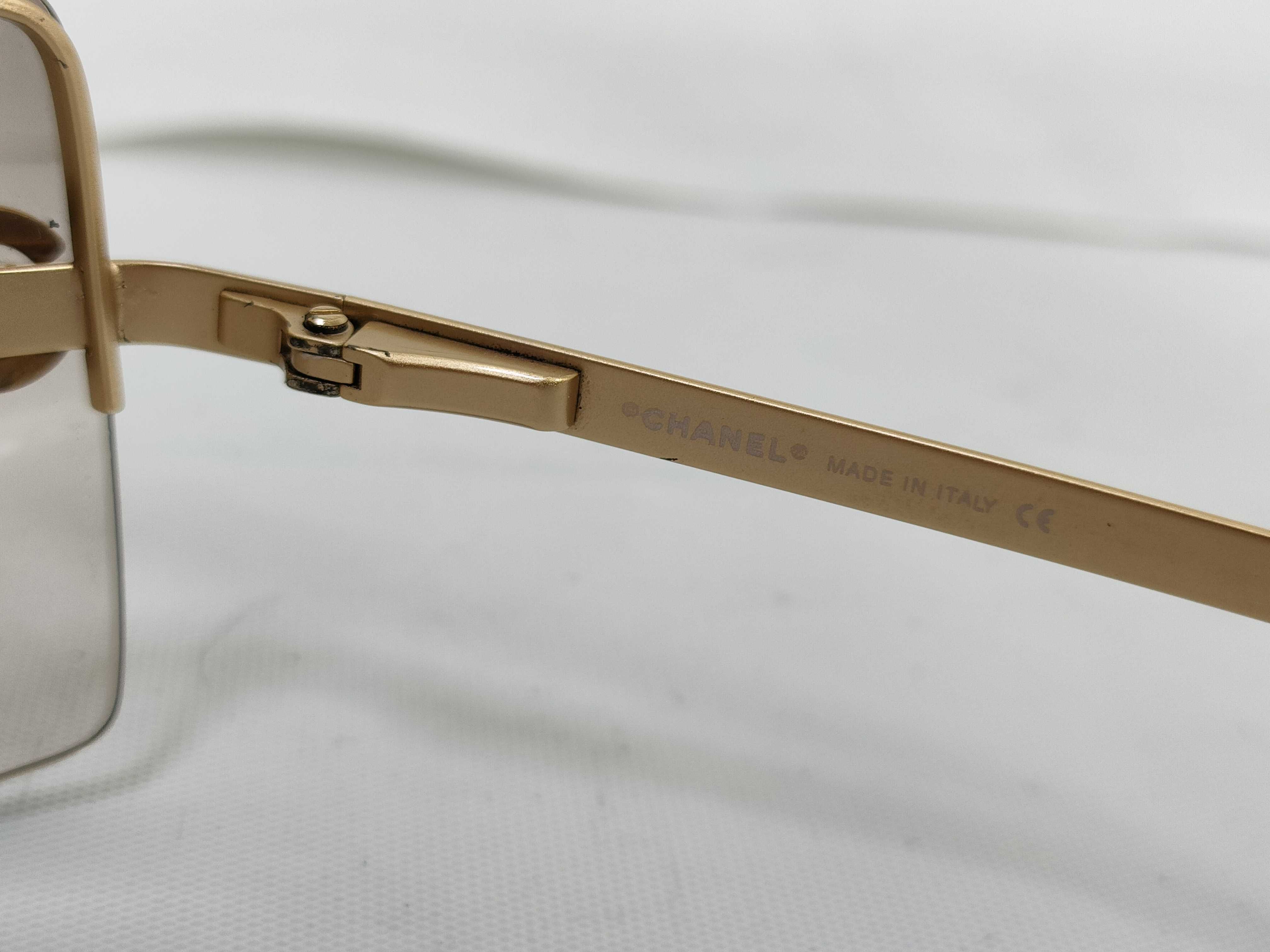 【水曜終了】(10707_0016)◆CHANEL ココマーク ラインストーン4092-B サングラス・メガネ