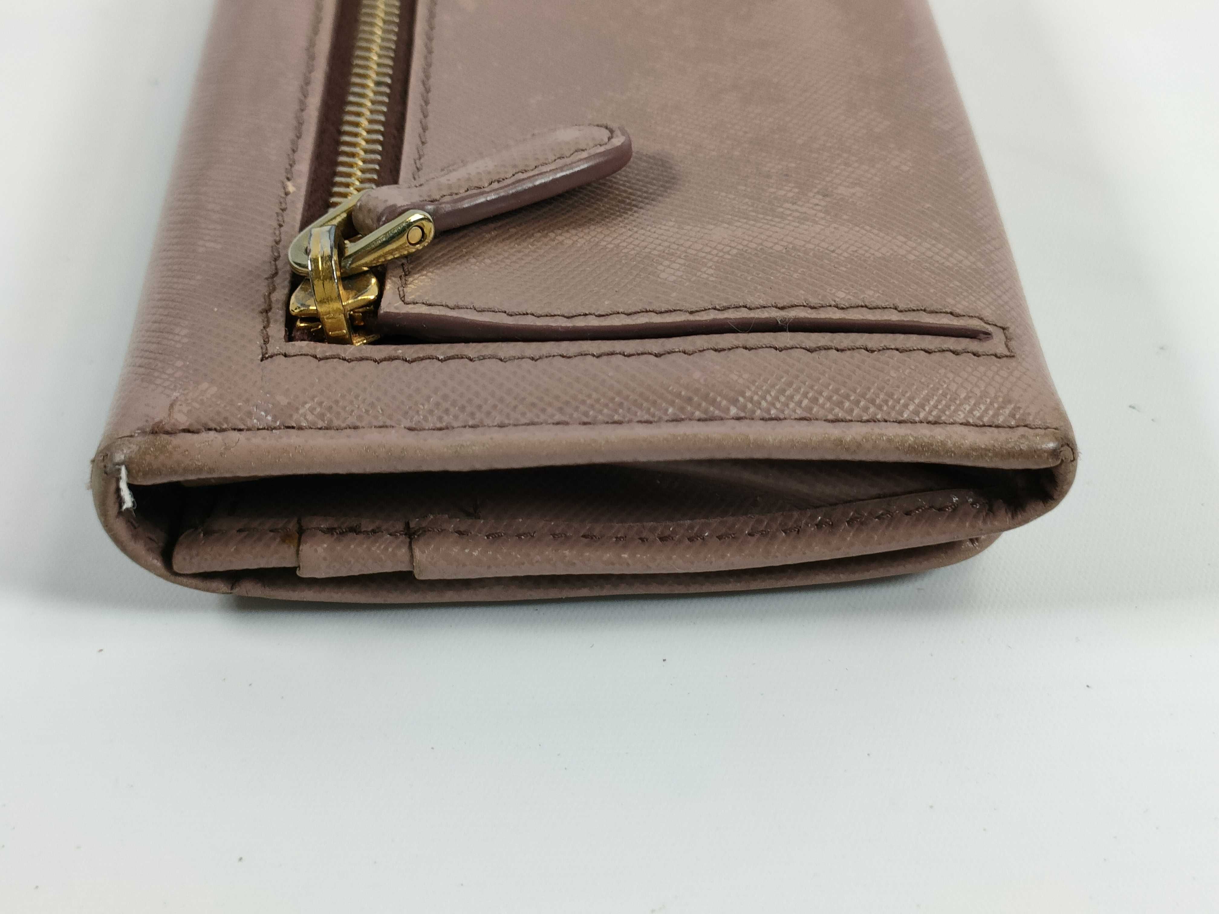 【水曜終了】(10709_0113)PRADA サフィアーノ 長財布 リボン 財布