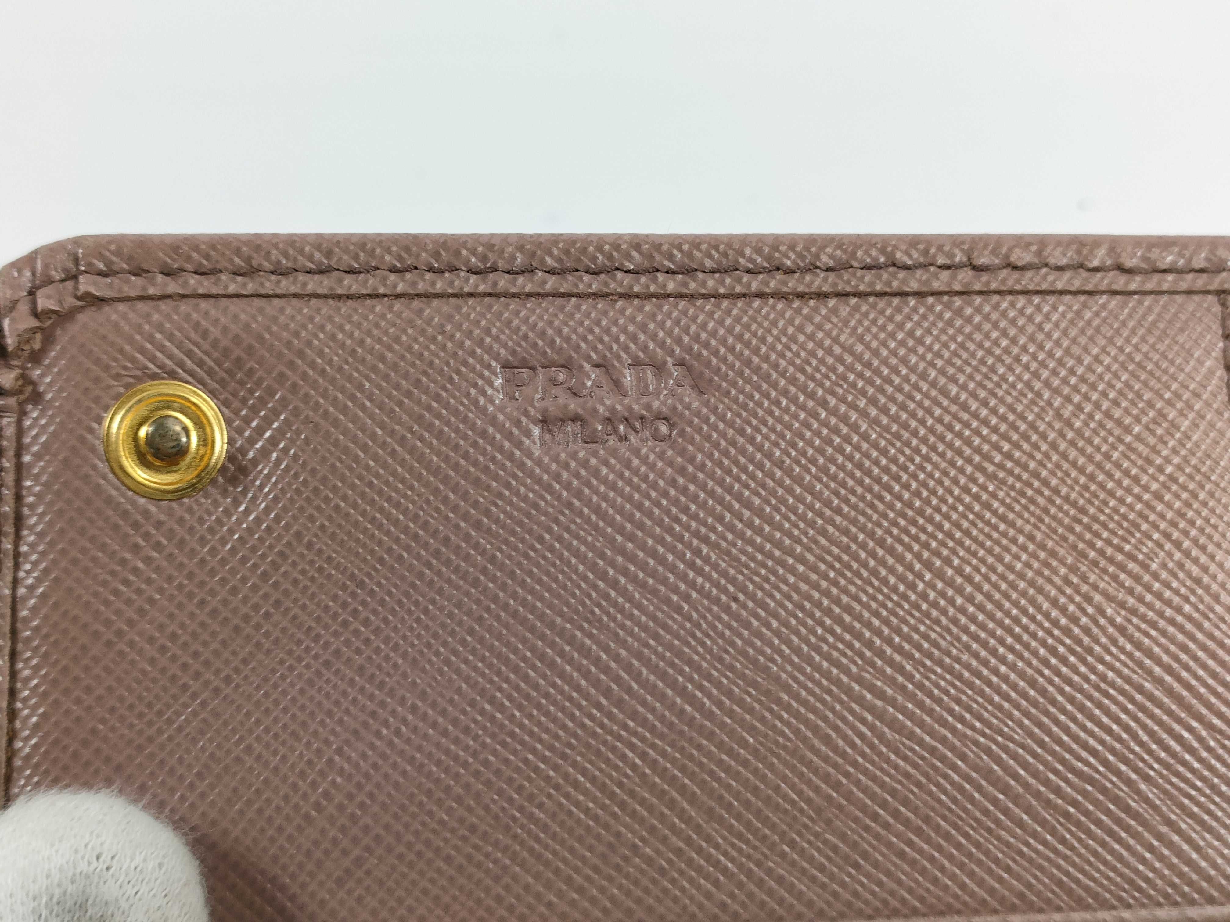 【水曜終了】(10709_0113)PRADA サフィアーノ 長財布 リボン 財布