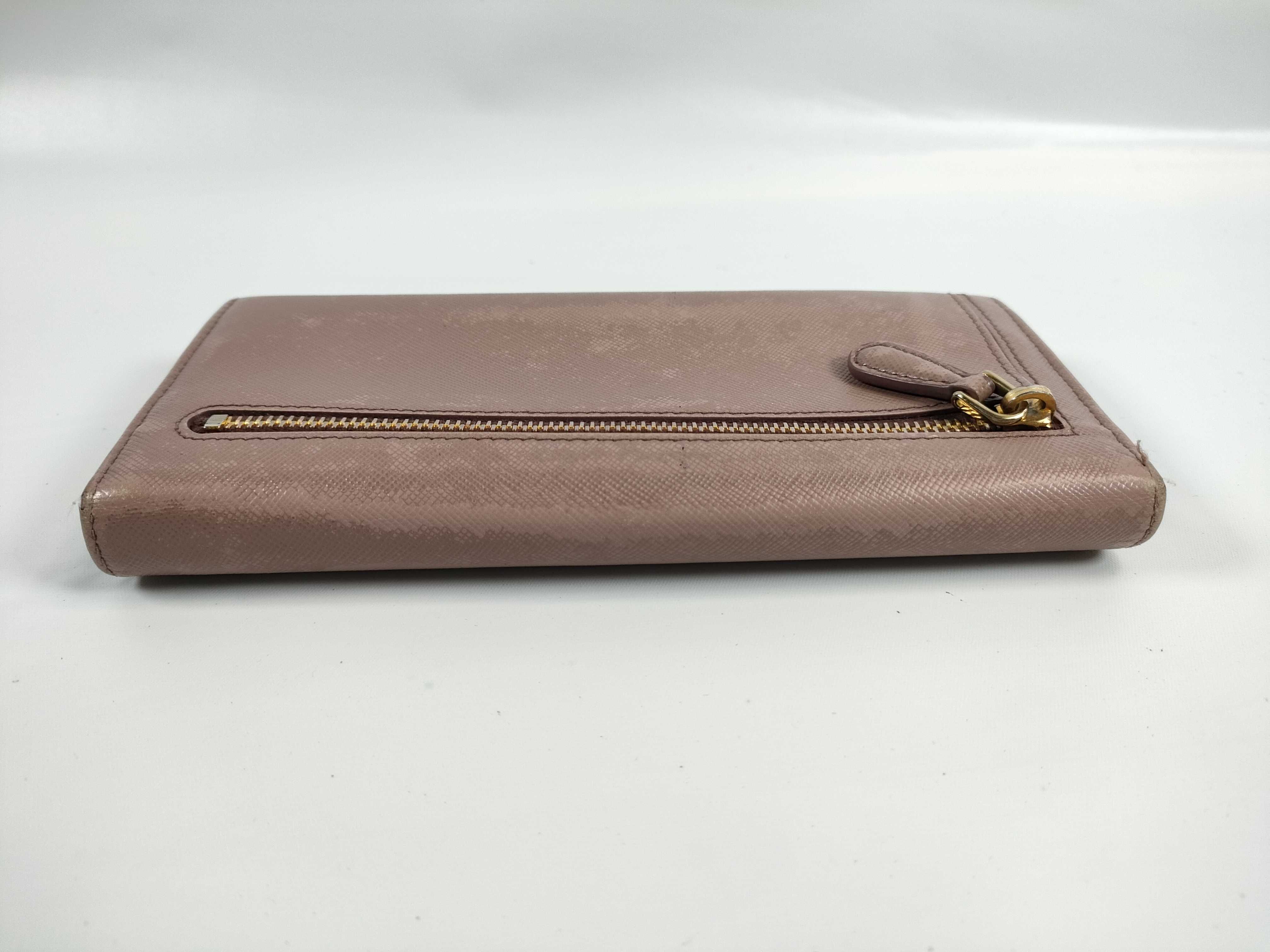 【水曜終了】(10709_0113)PRADA サフィアーノ 長財布 リボン 財布