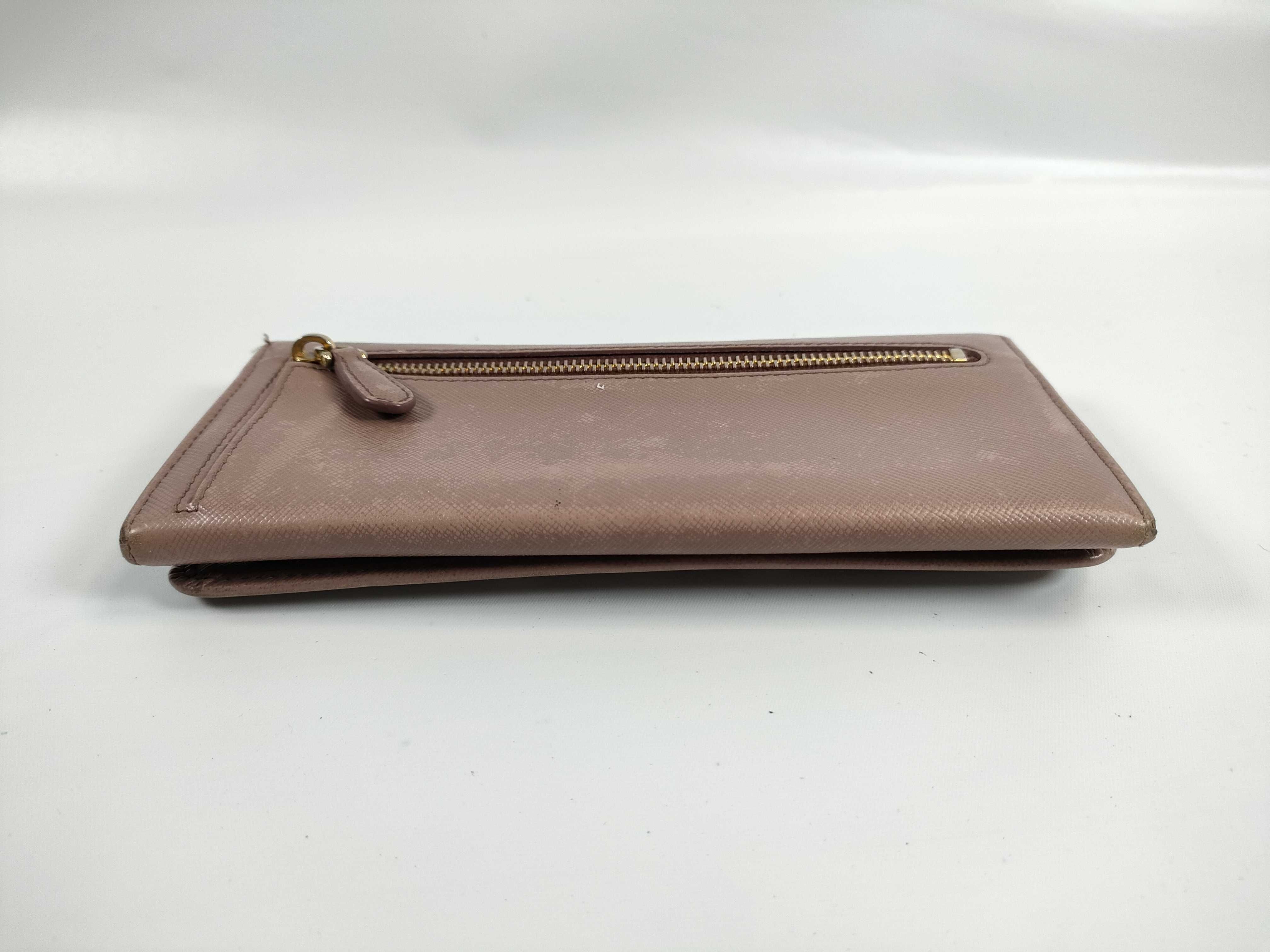 【水曜終了】(10709_0113)PRADA サフィアーノ 長財布 リボン 財布