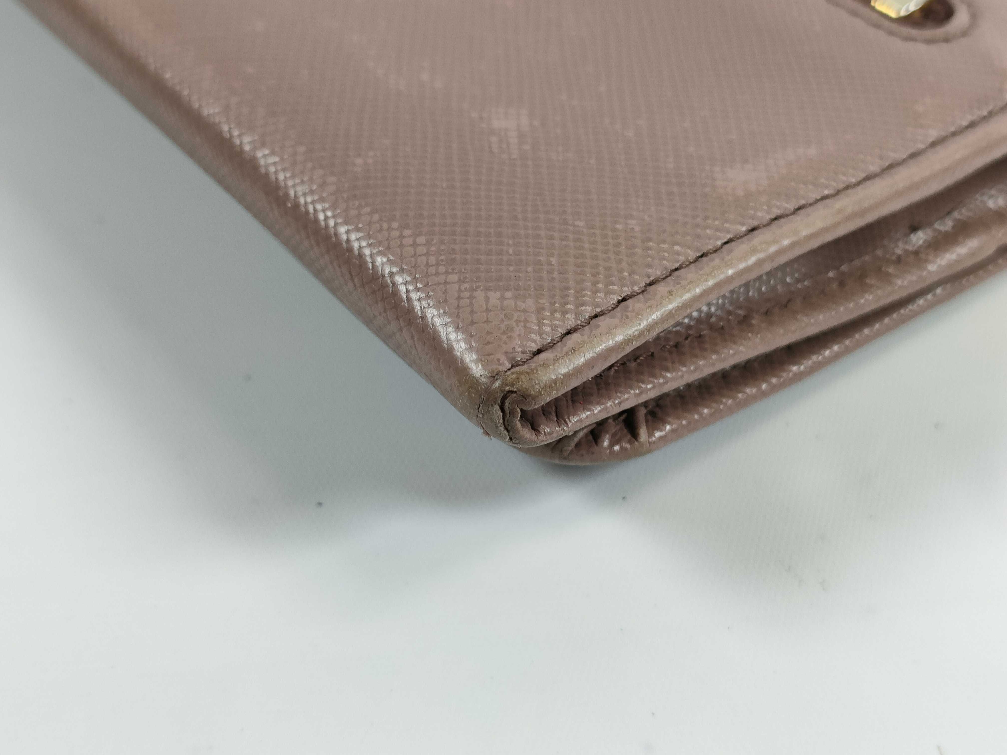 【水曜終了】(10709_0113)PRADA サフィアーノ 長財布 リボン 財布