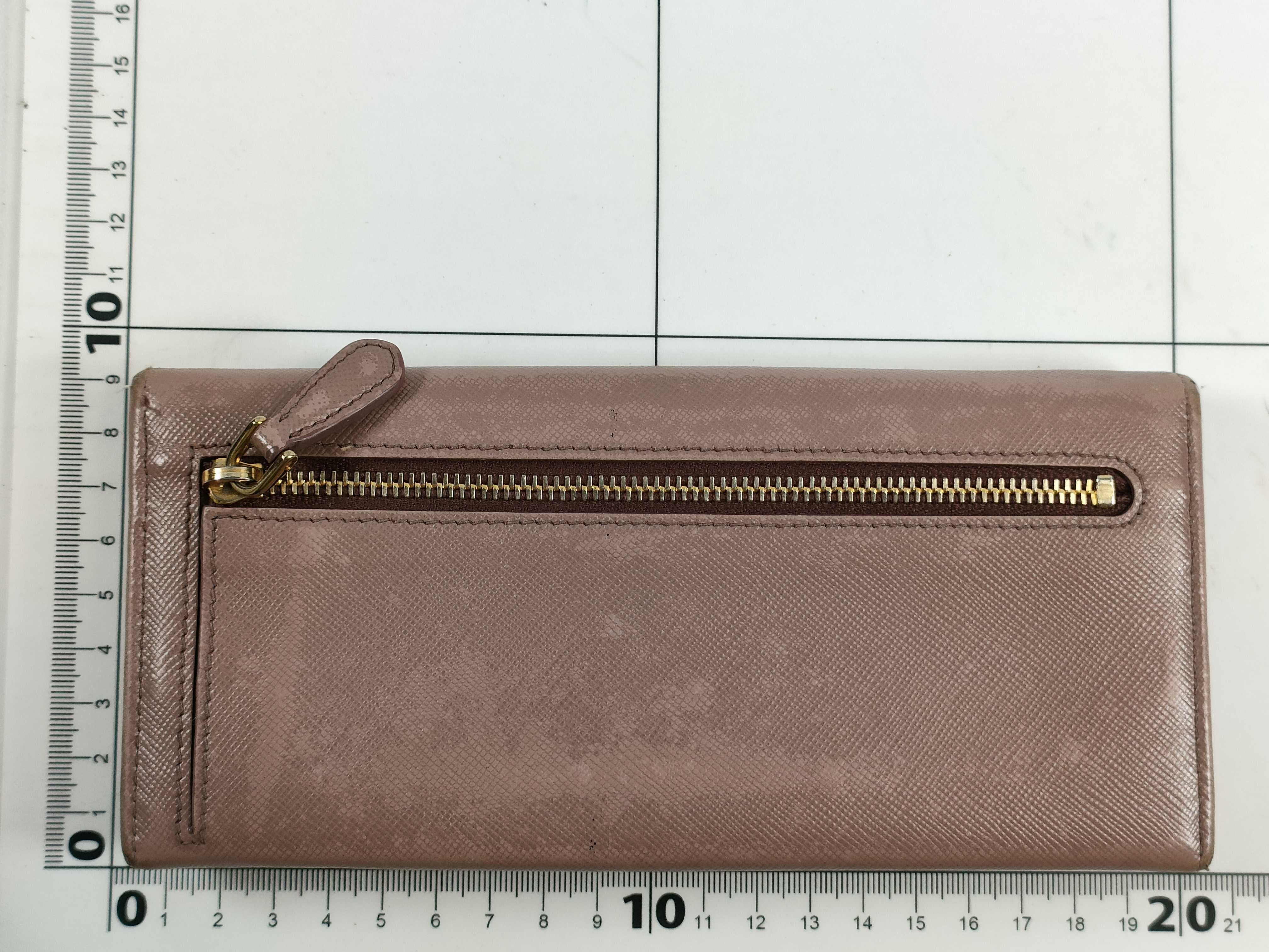 【水曜終了】(10709_0113)PRADA サフィアーノ 長財布 リボン 財布