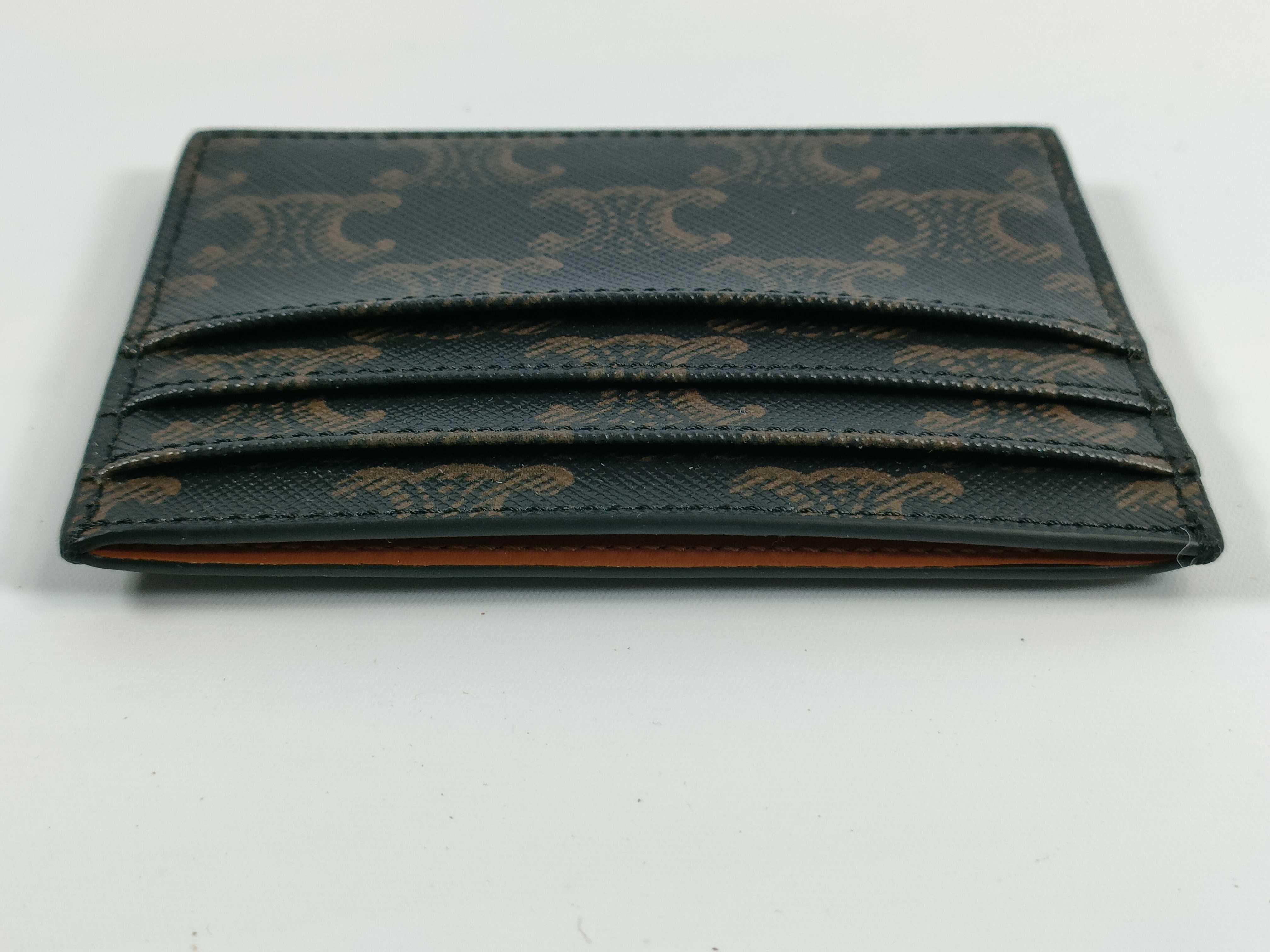 【水曜終了】(10700_0041)CELINE トリオンフ キャンバス カードケース カードケース・パスケース・名刺入れ