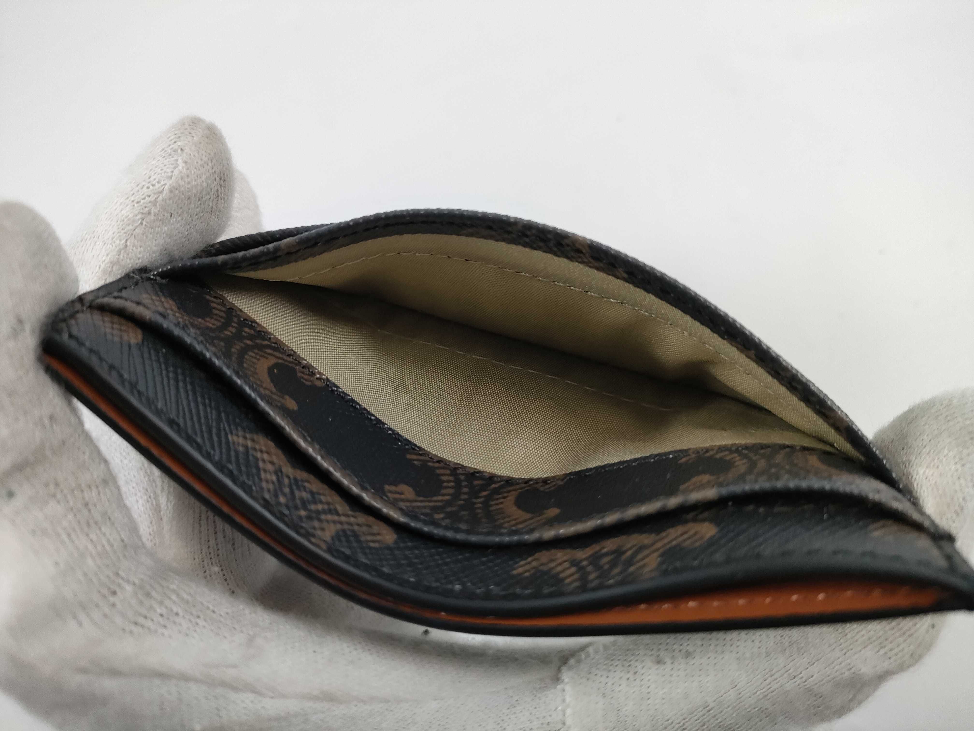 【水曜終了】(10700_0041)CELINE トリオンフ キャンバス カードケース カードケース・パスケース・名刺入れ