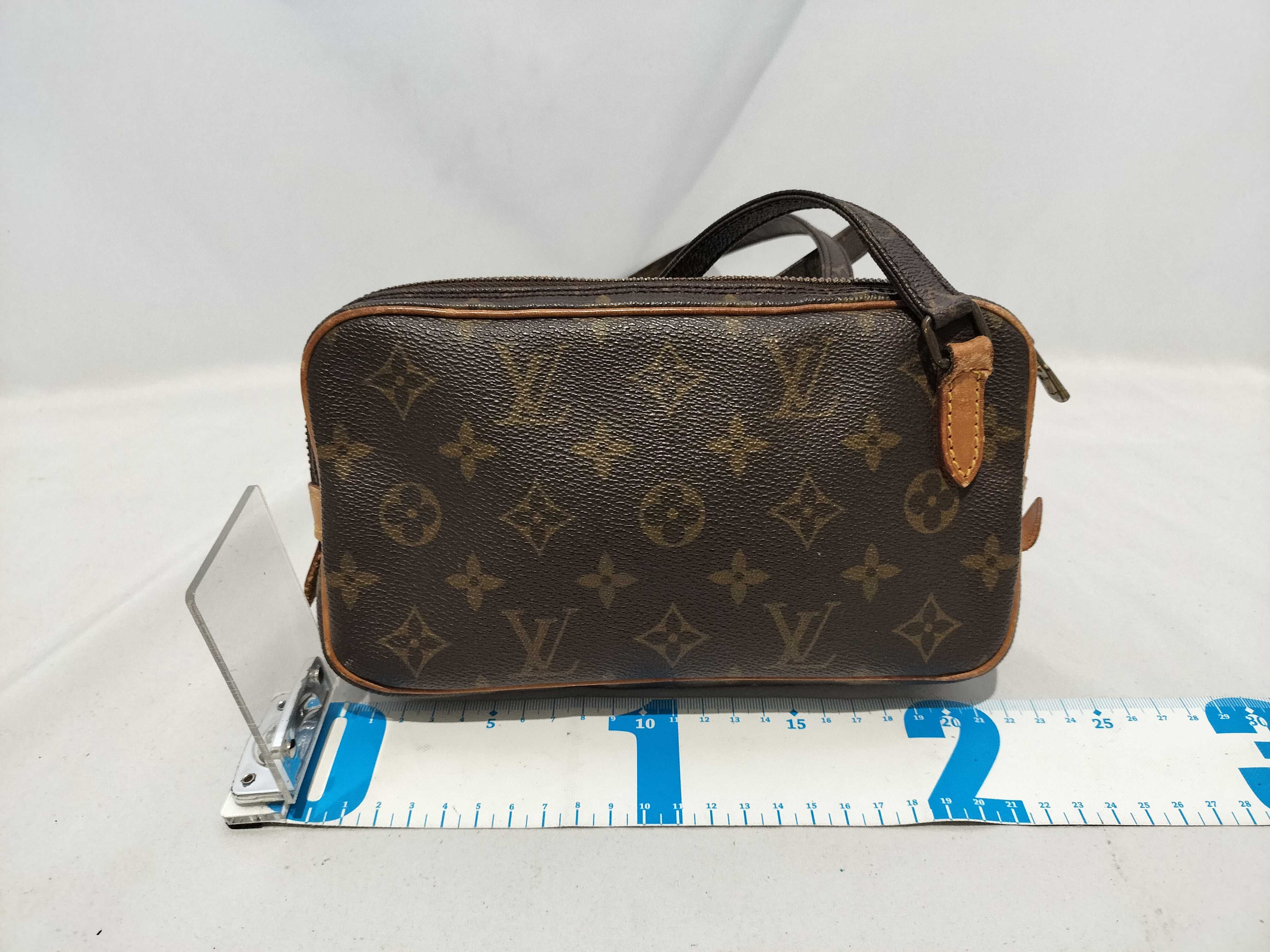 【水曜終了】(10708_0011)LOUIS VUITTON モノグラム M51828 ポシェット・マルリーバンドリエール ショルダーバッグ