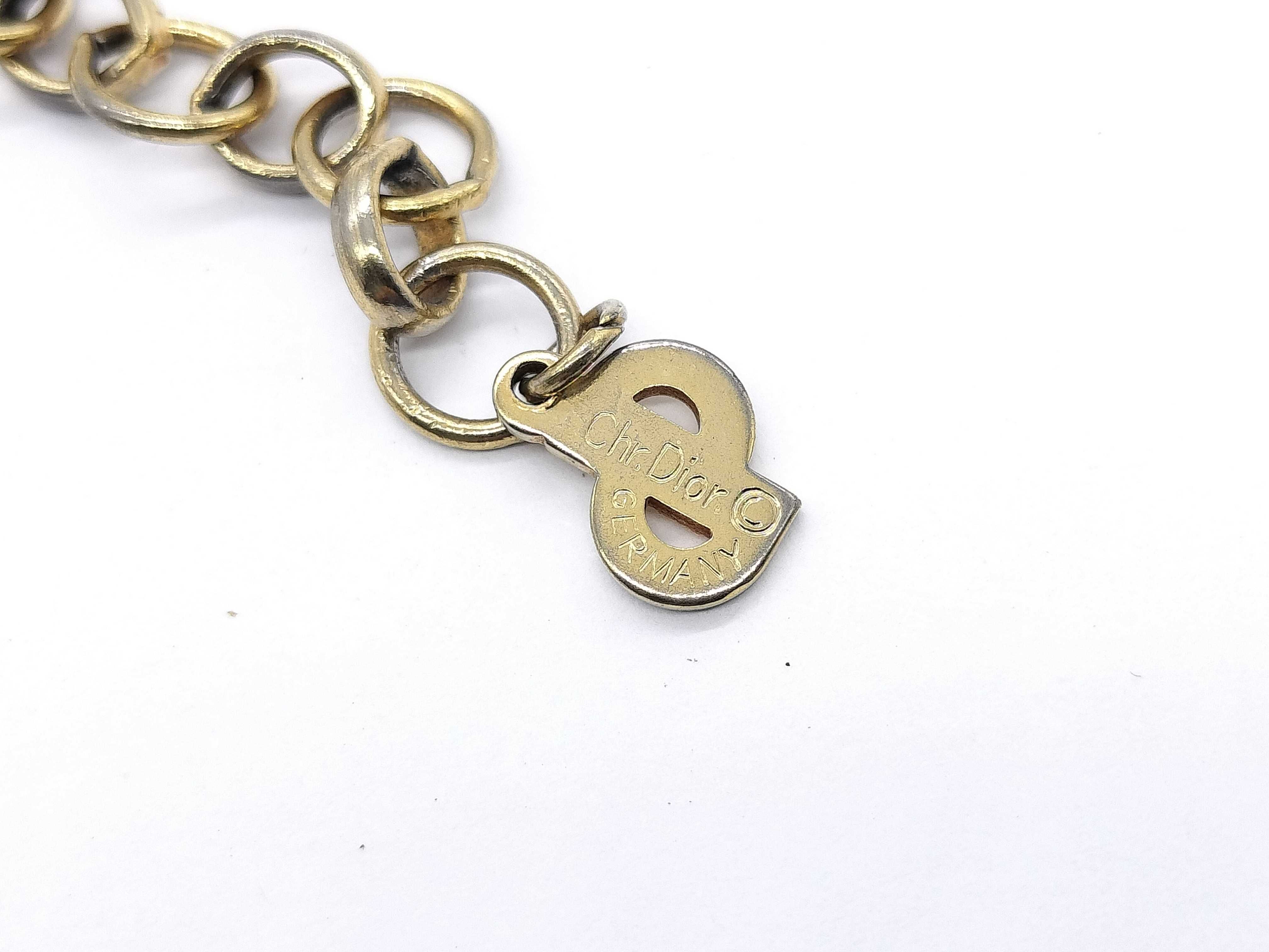 【水曜終了】(10700_0179)Dior ゴールド チェーン ネックレス