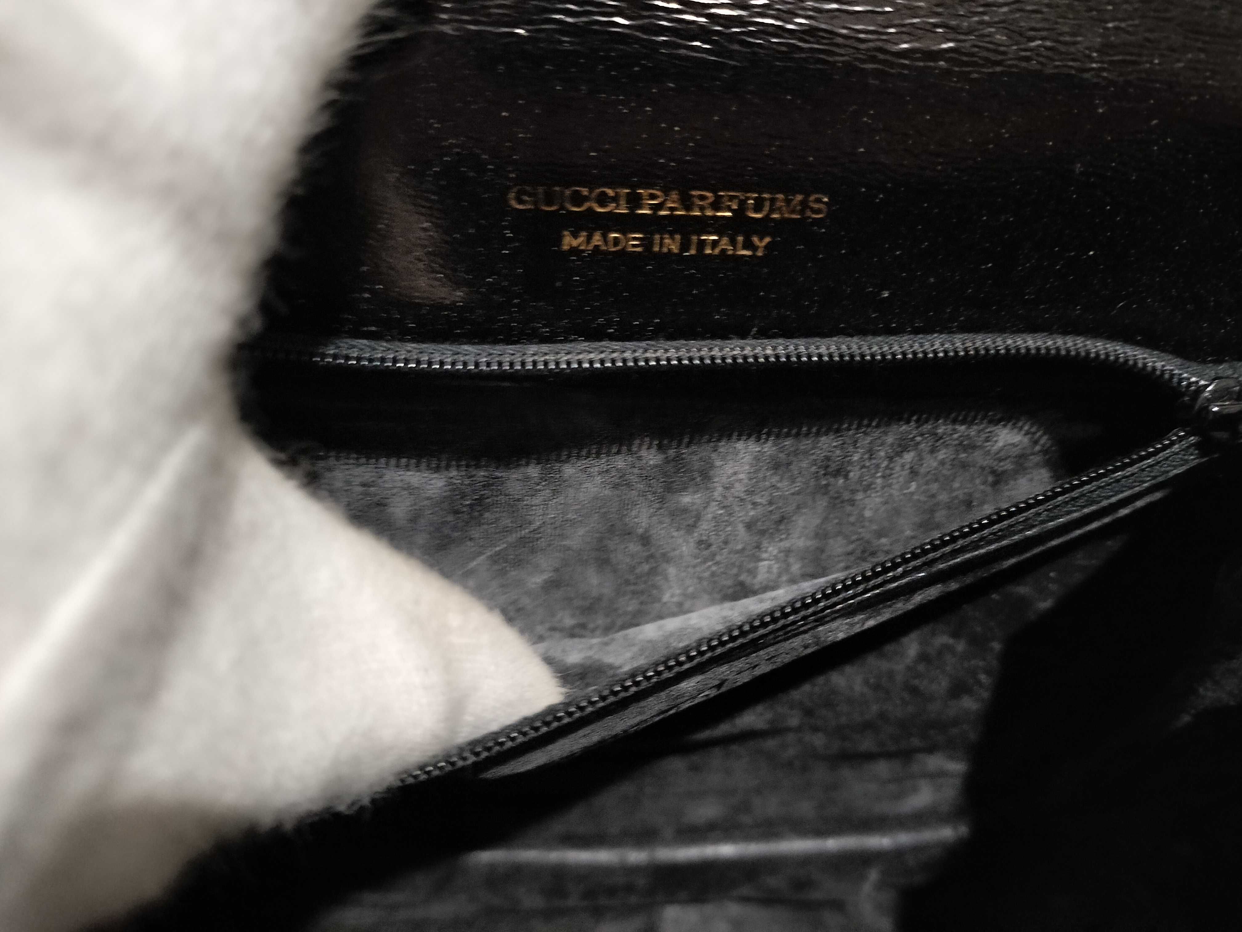 【水曜終了】(10709_0001)▼GUCCI パフューム クロコダイル風 チェーン ショルダー オールド ショルダーバッグ