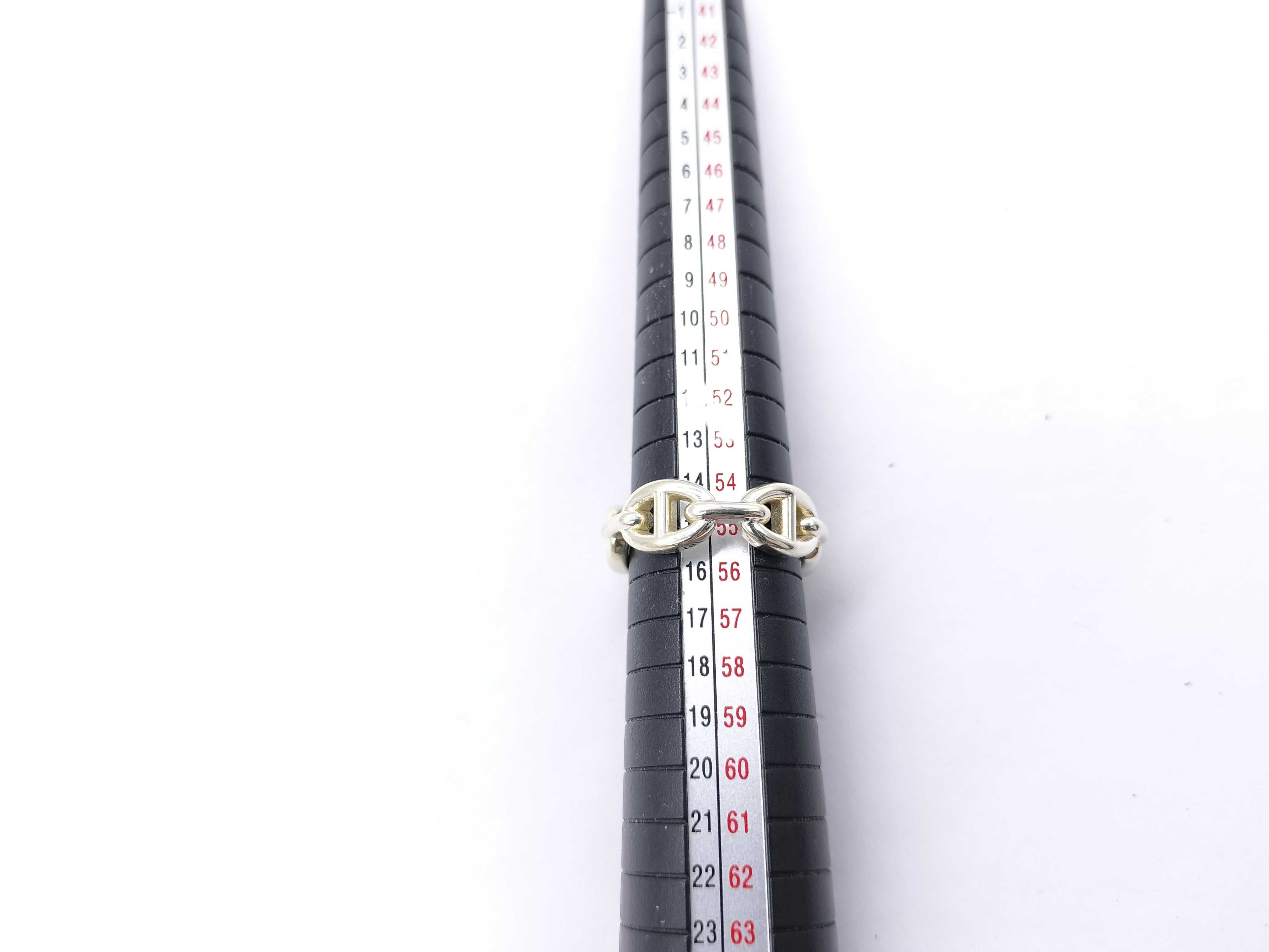 【水曜終了】(10695_0036)HERMES アンシェネ PM リング 925 リング