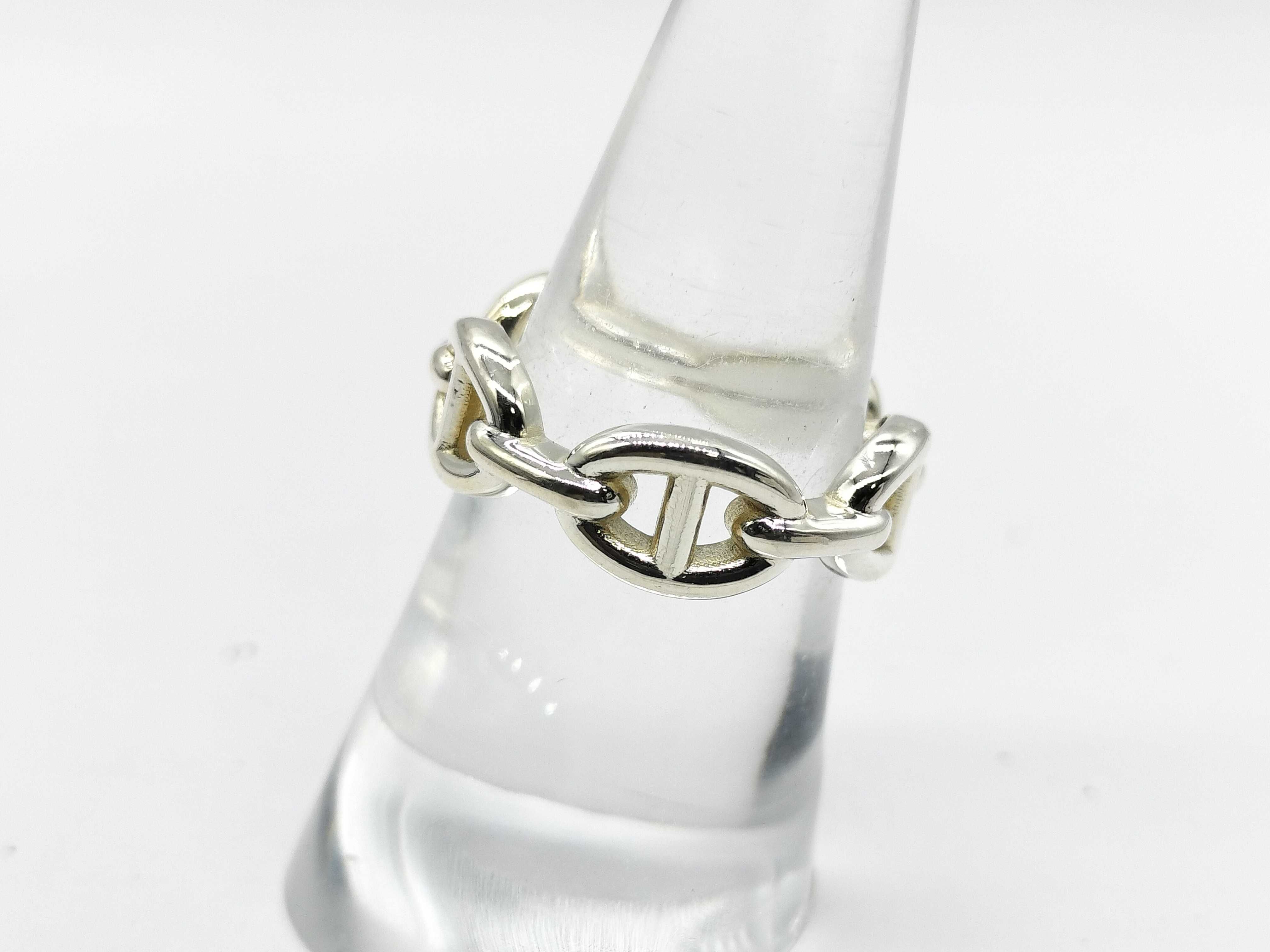 【水曜終了】(10695_0036)HERMES アンシェネ PM リング 925 リング