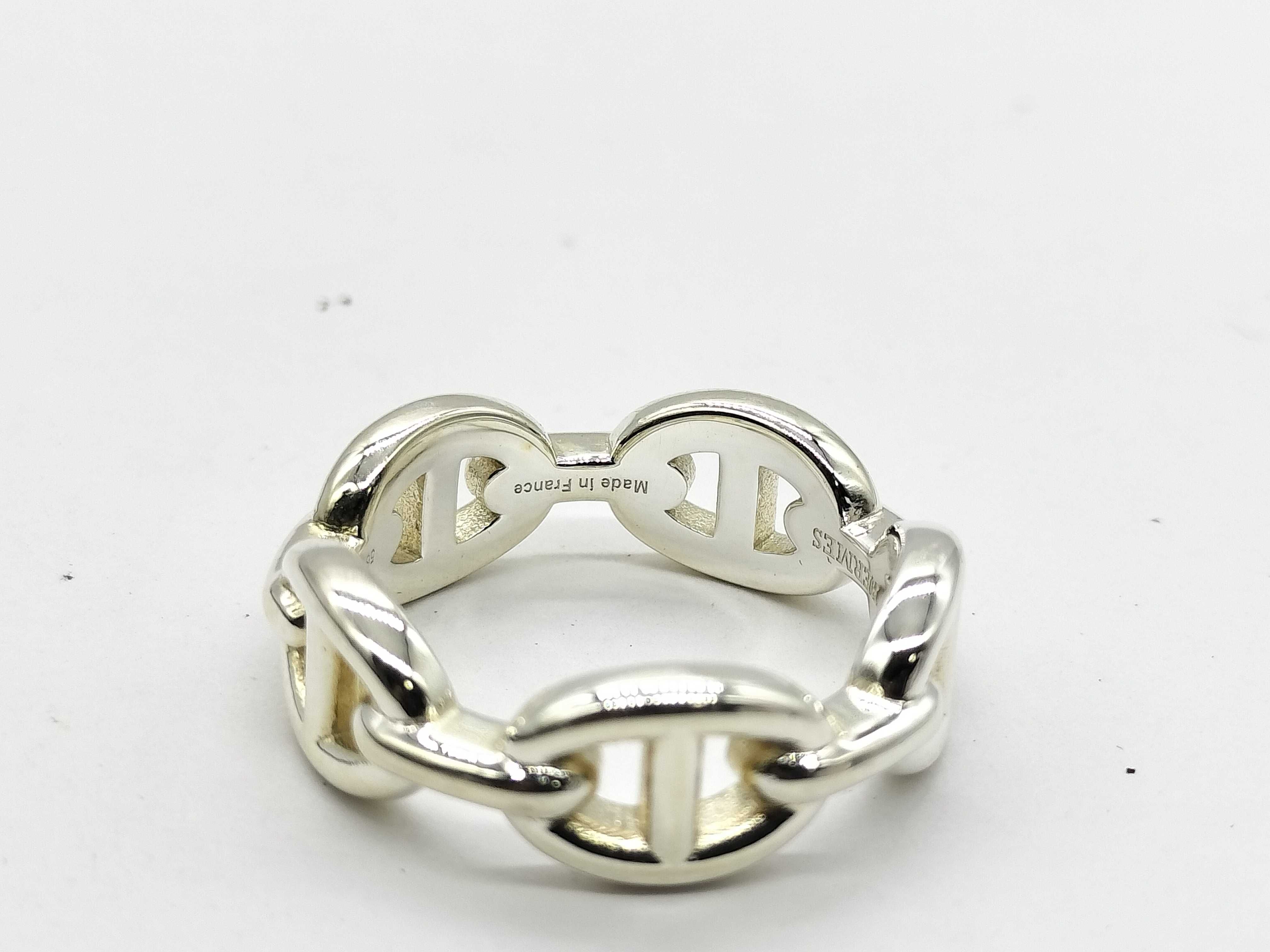 【水曜終了】(10695_0036)HERMES アンシェネ PM リング 925 リング