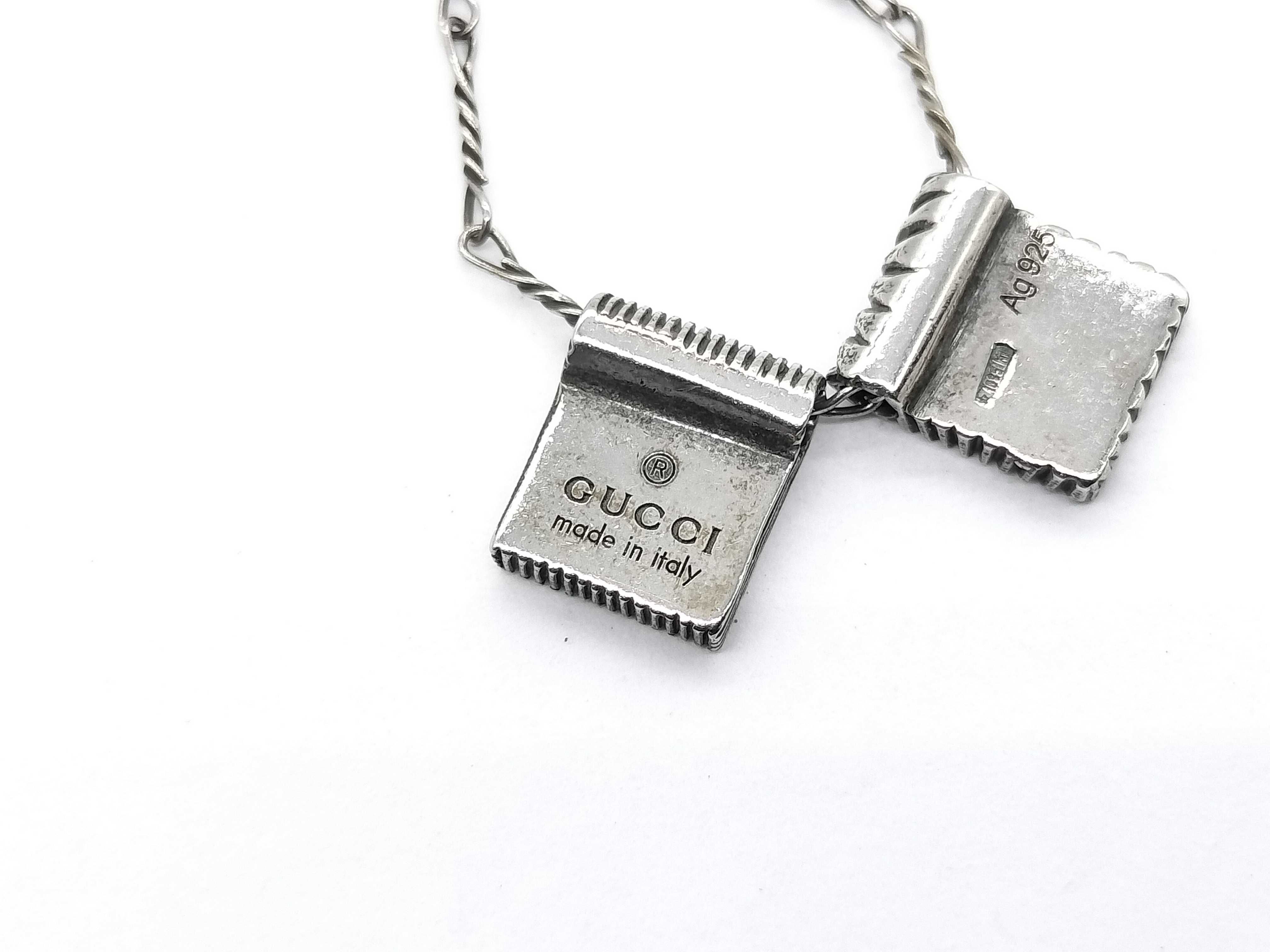 【水曜終了】(10709_0036)GUCCI ハート ネックレス シルバー925 ネックレス