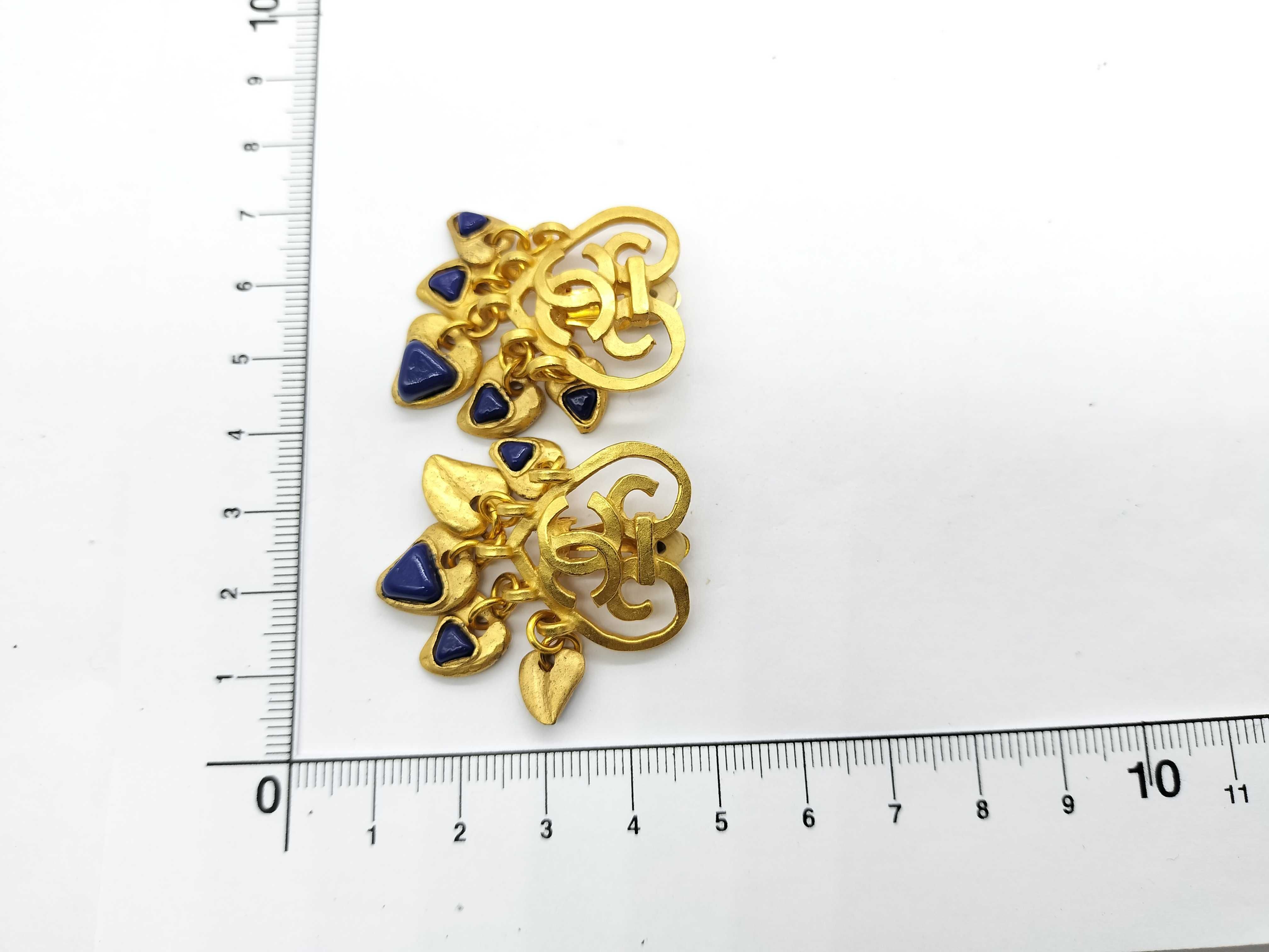 【水曜終了】(10707_0010)CHANEL CHANEL ハート イヤリング イヤリング