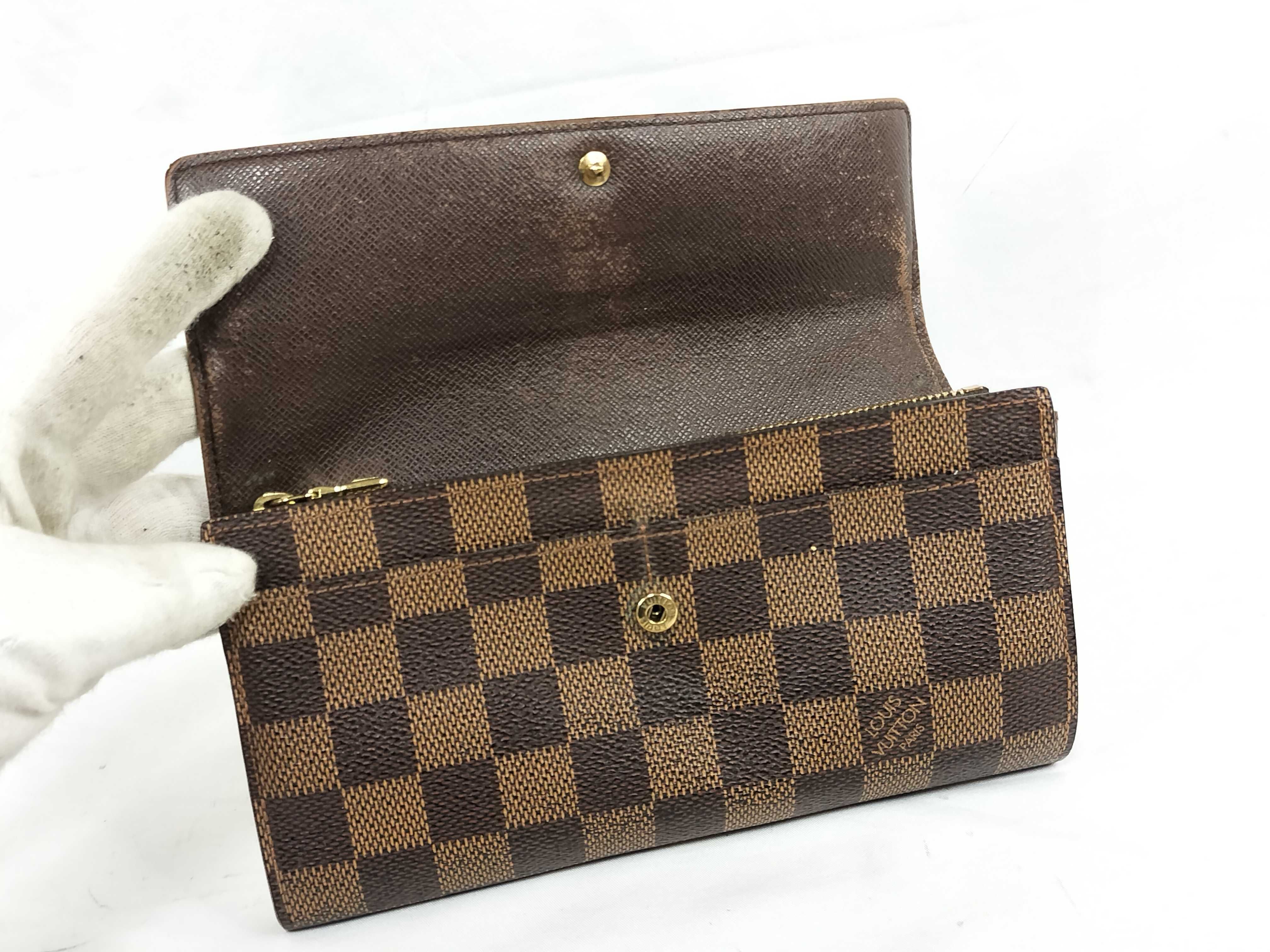【水曜終了】(10708_0100)LOUIS VUITTON ダミエ ポルトフォイユ・サラ 長財布 財布