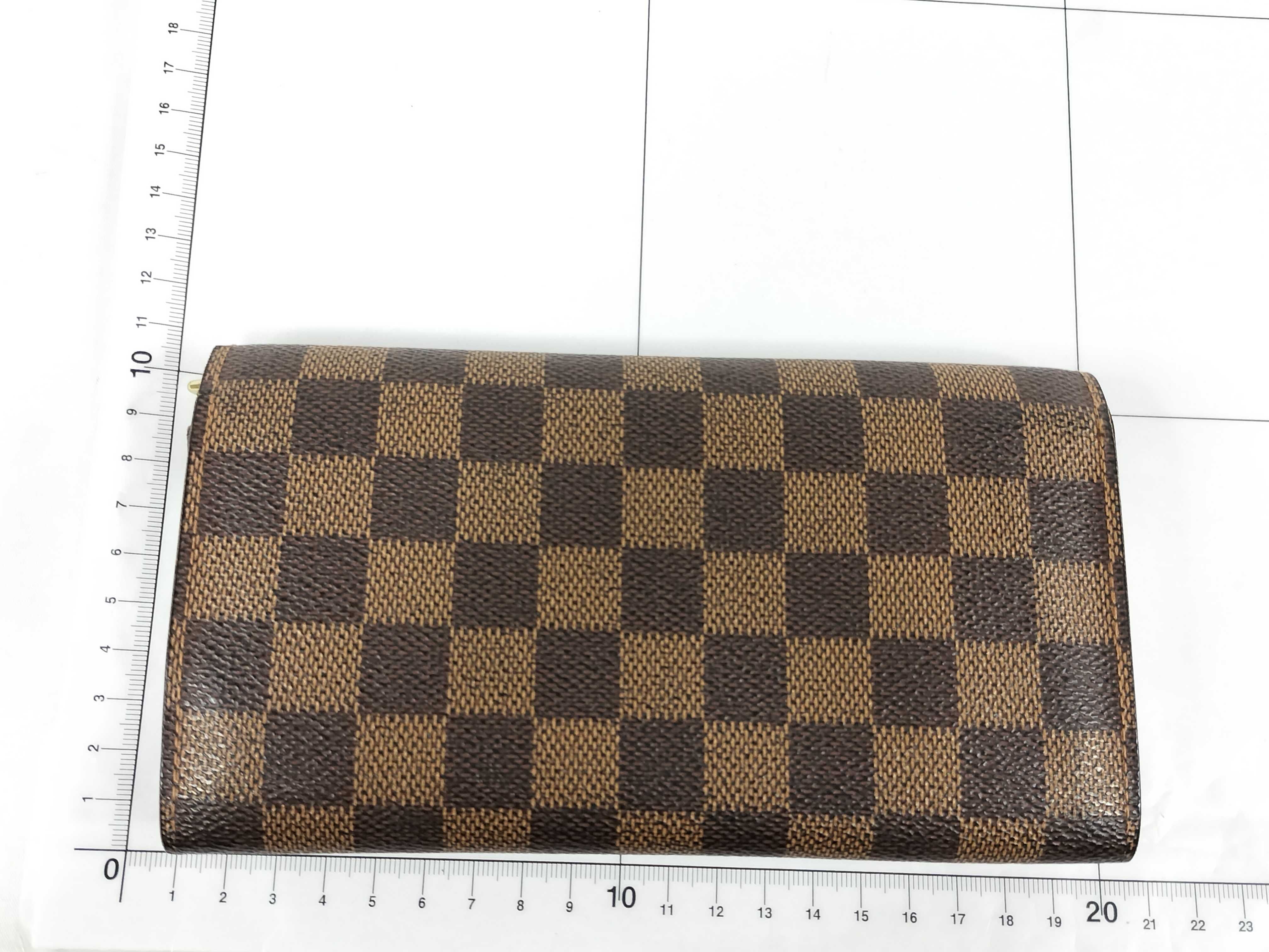 【水曜終了】(10708_0100)LOUIS VUITTON ダミエ ポルトフォイユ・サラ 長財布 財布