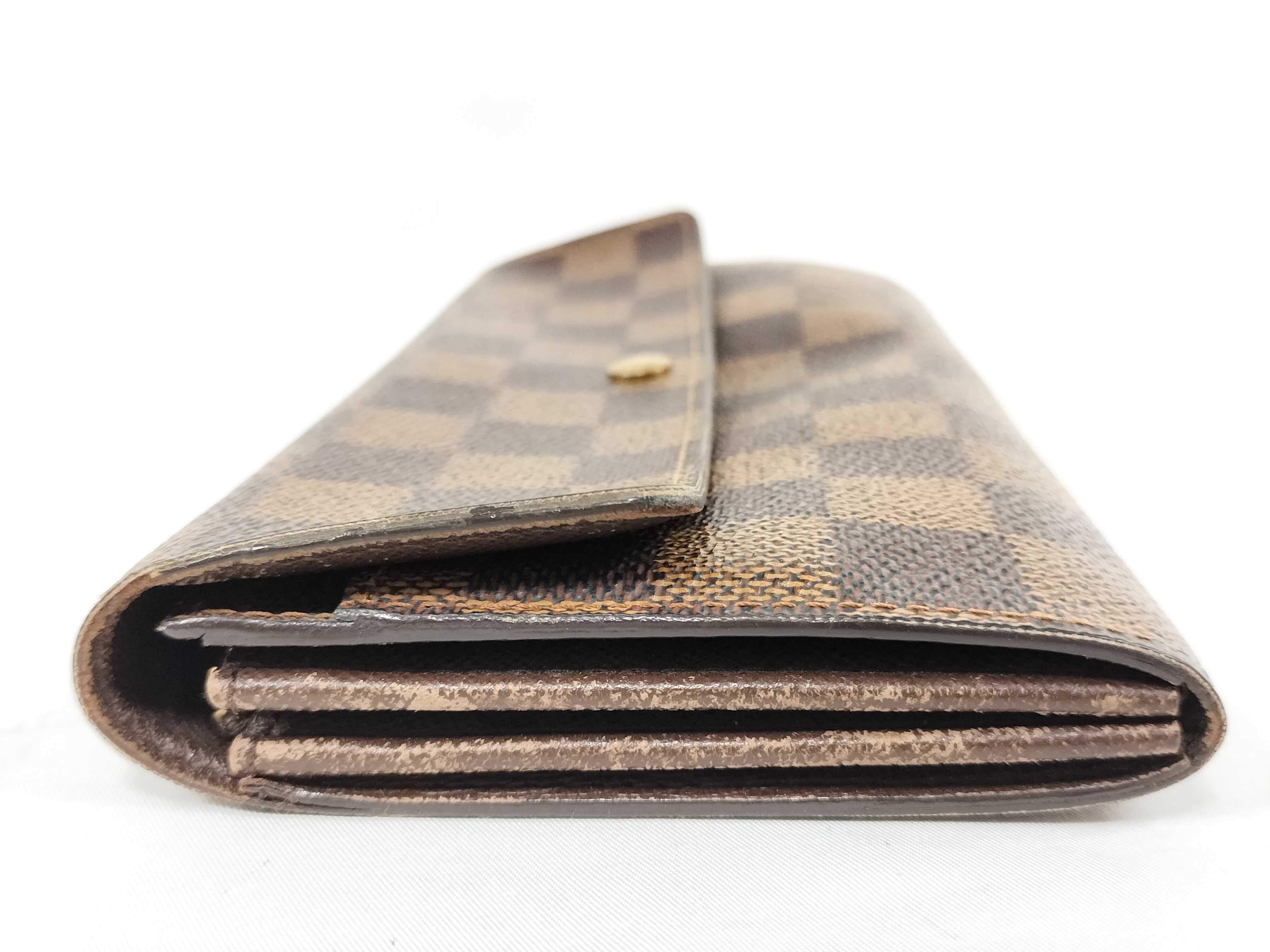 【水曜終了】(10708_0100)LOUIS VUITTON ダミエ ポルトフォイユ・サラ 長財布 財布