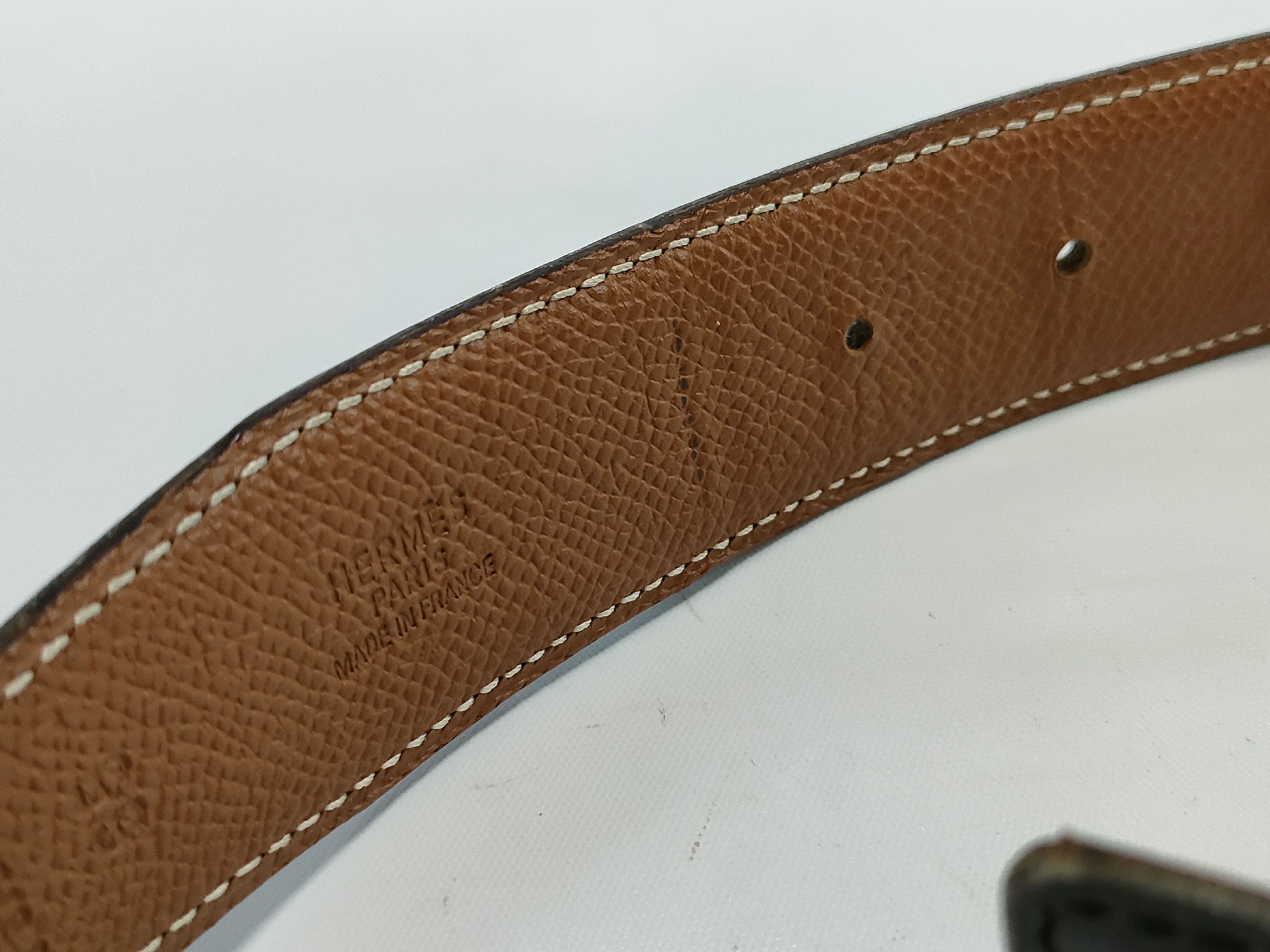 【水曜終了】(10706_0010)HERMES コンスタンスベルト □C ベルト