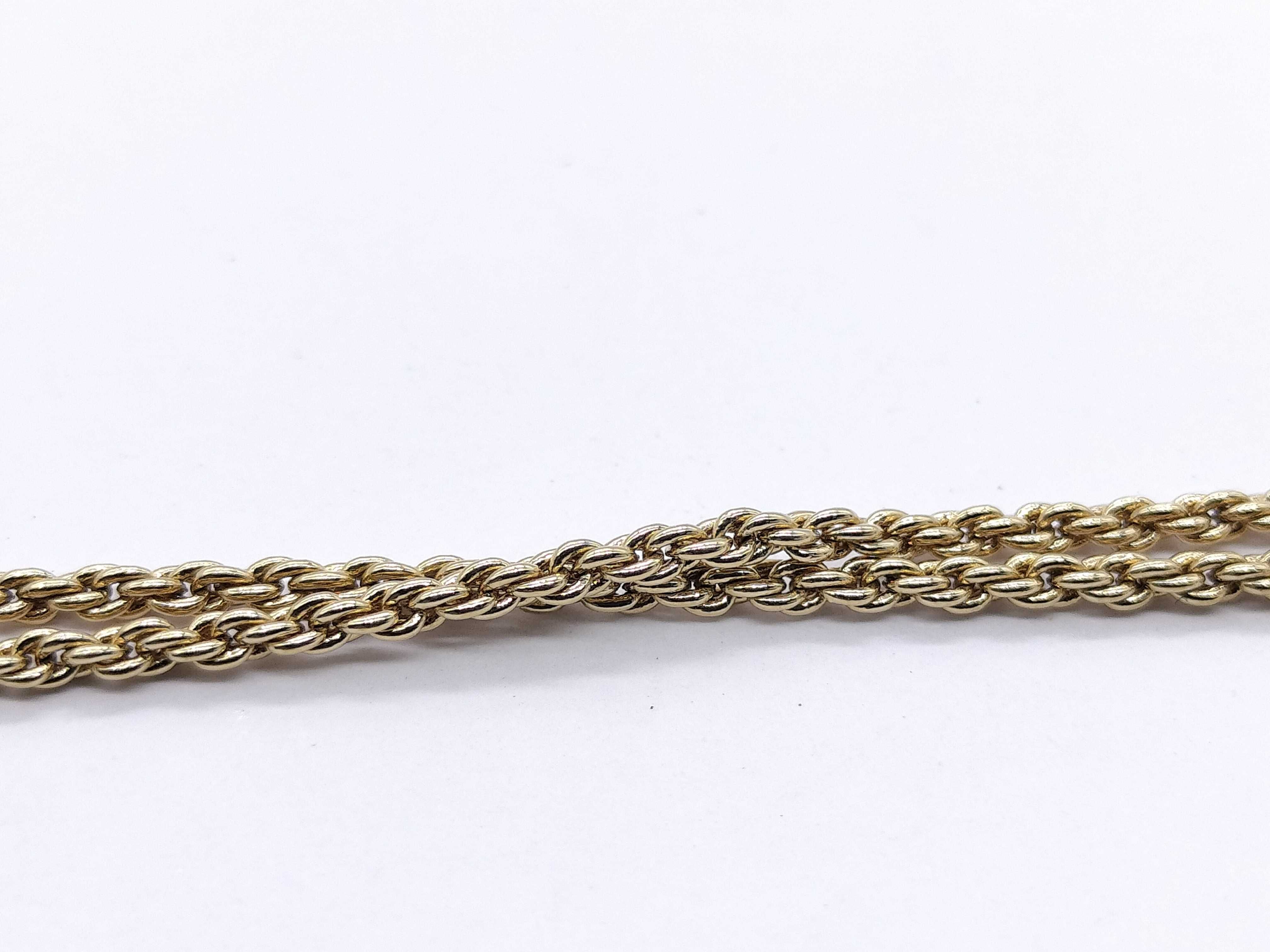 【水曜終了】(10700_0180)Dior CDロゴ ゴールド ラインストーン ネックレス