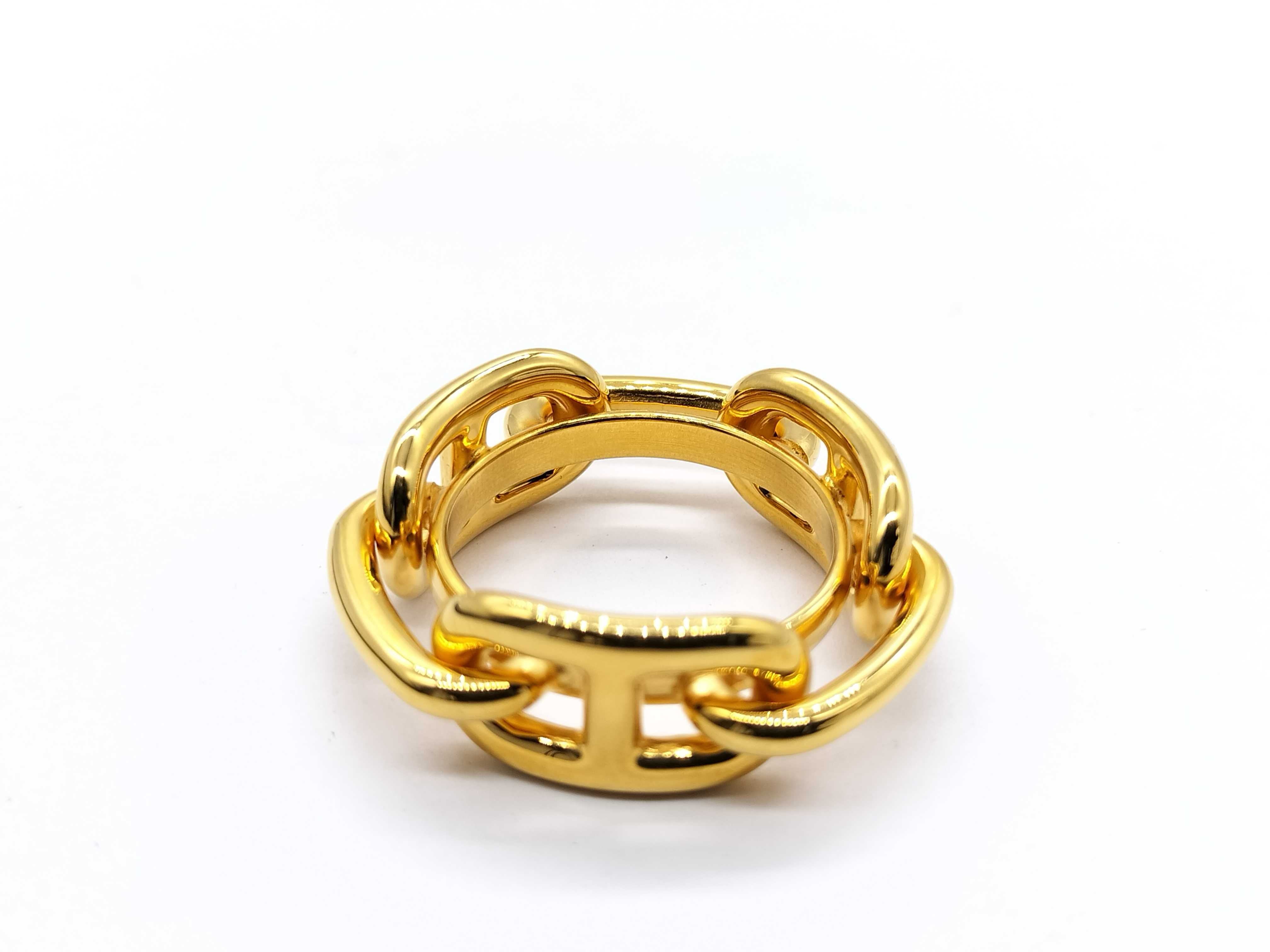 【水曜終了】(10706_0011)HERMES スカーフリング ゴールド その他小物