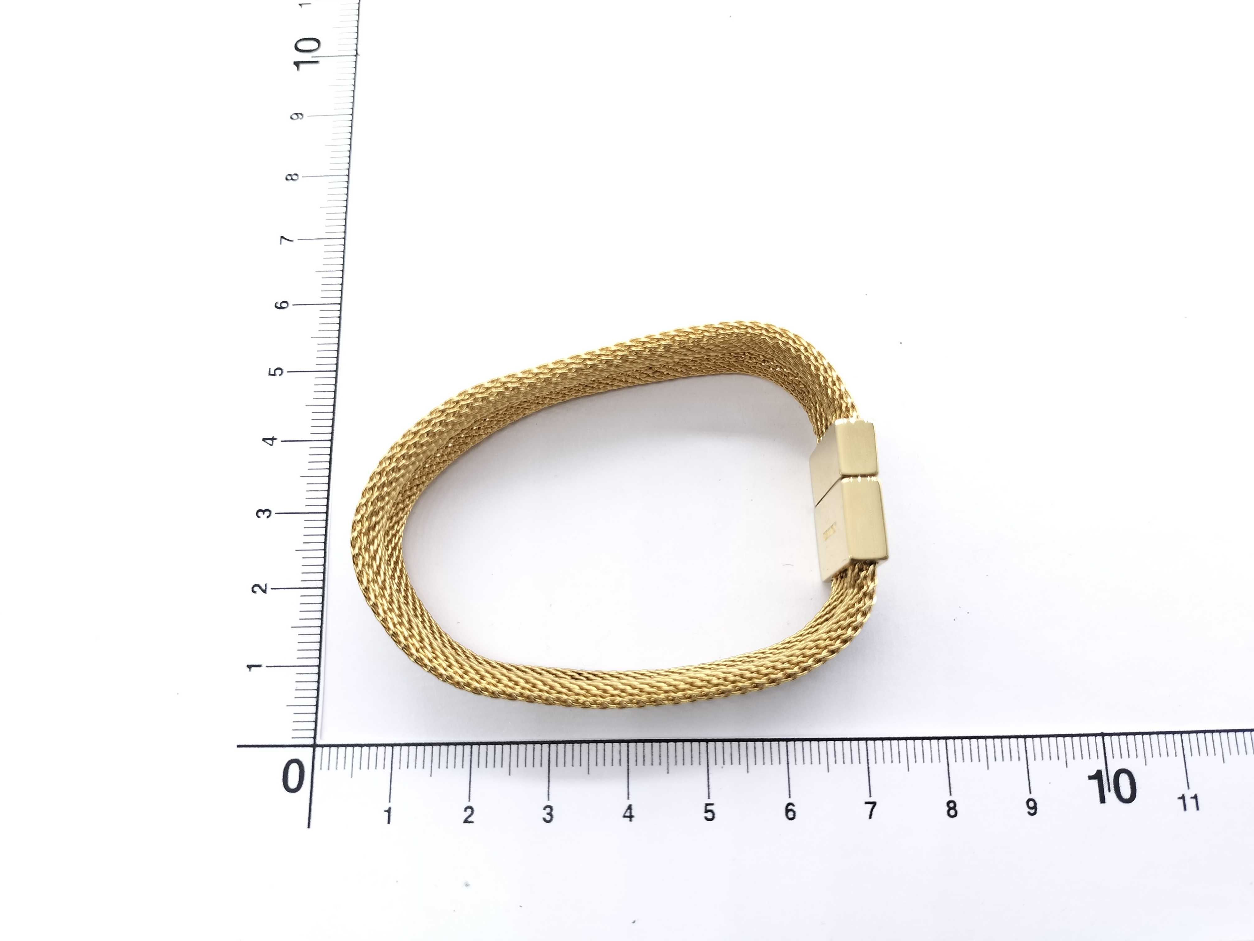 【水曜終了】(10709_0037)GUCCI メッシュ ベルト ブレスレット・バングル