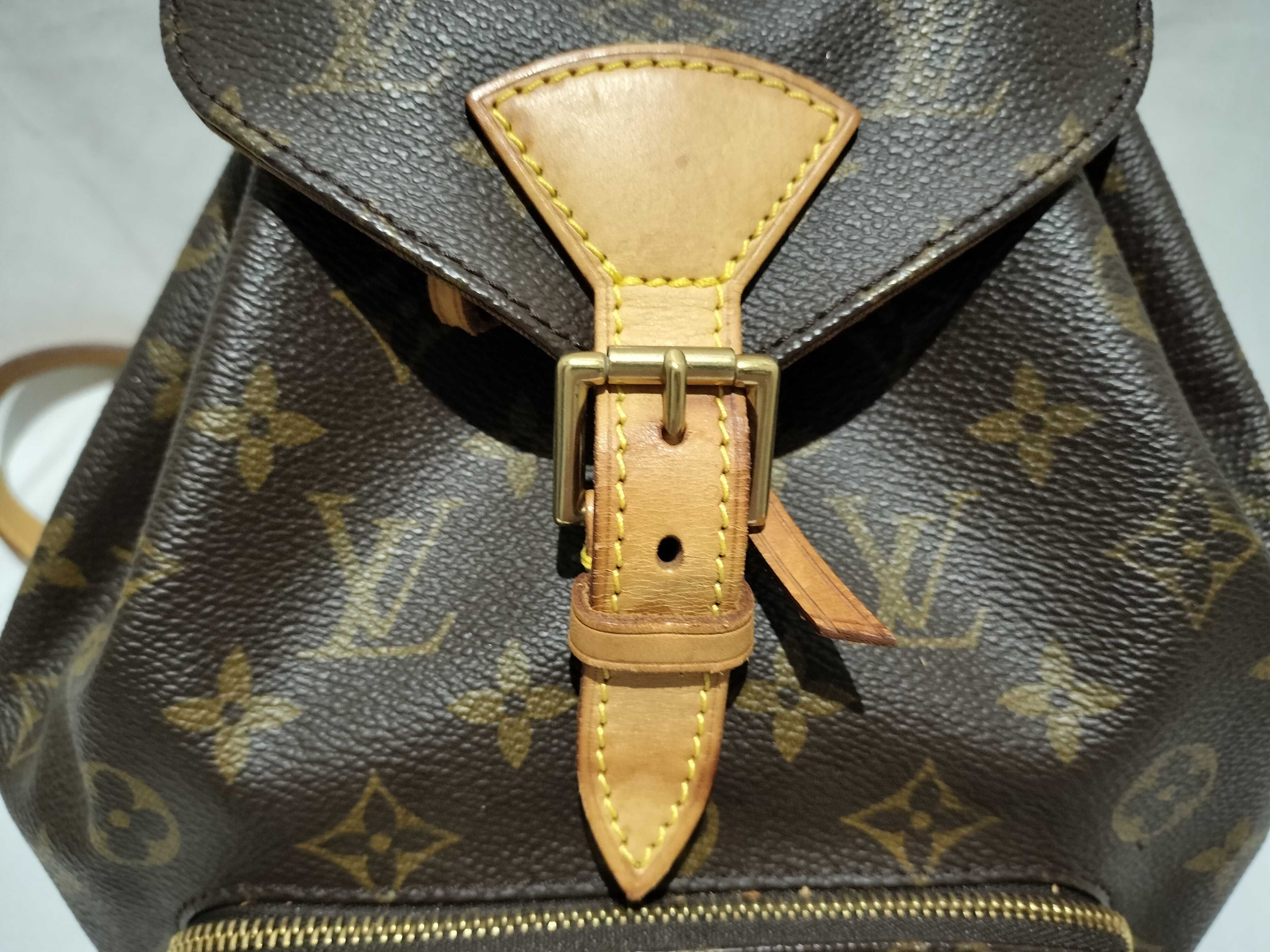 【水曜終了】(10708_0013)LOUIS VUITTON モノグラム モンスリMM リュックサック
