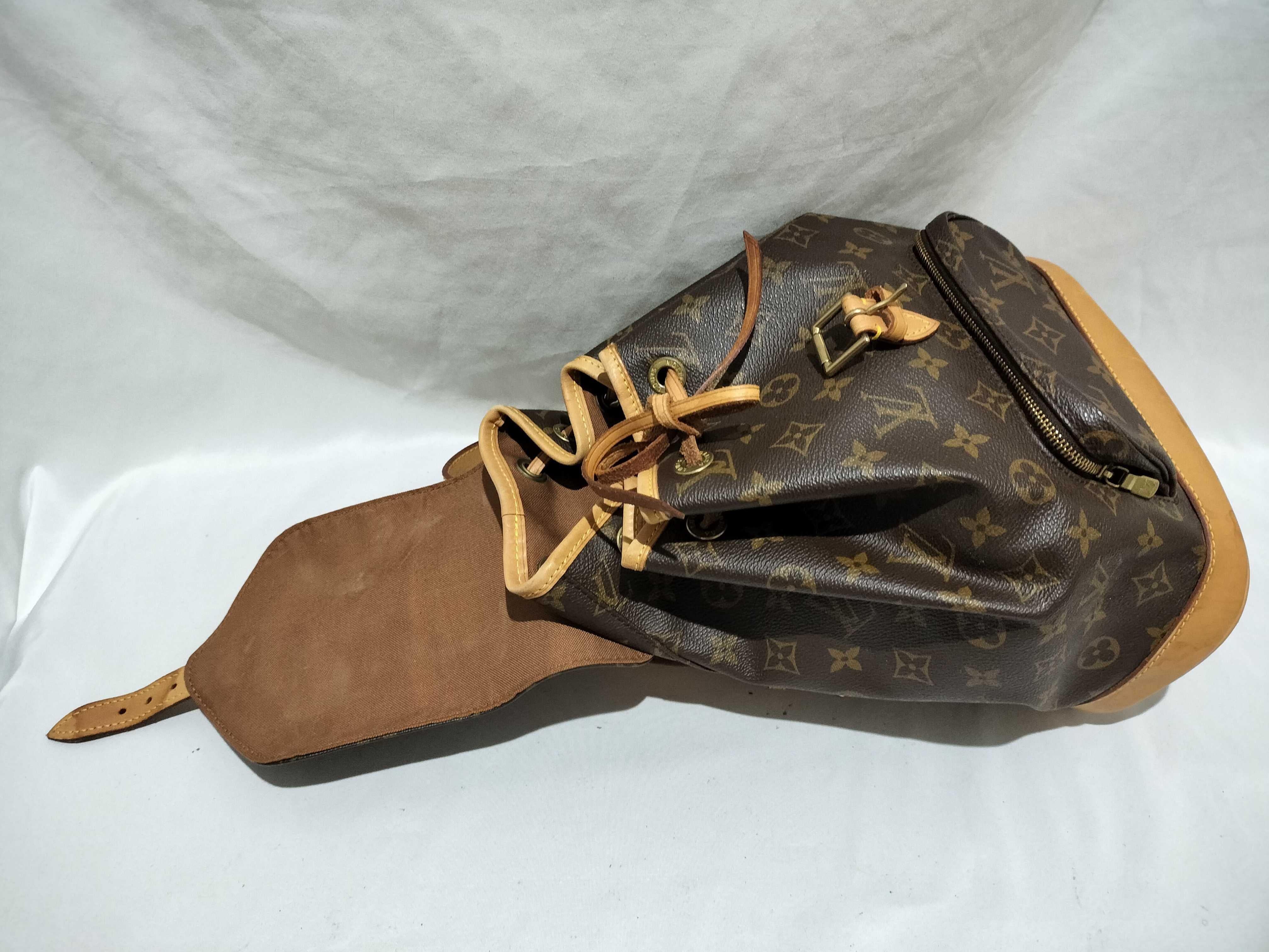 【水曜終了】(10708_0013)LOUIS VUITTON モノグラム モンスリMM リュックサック