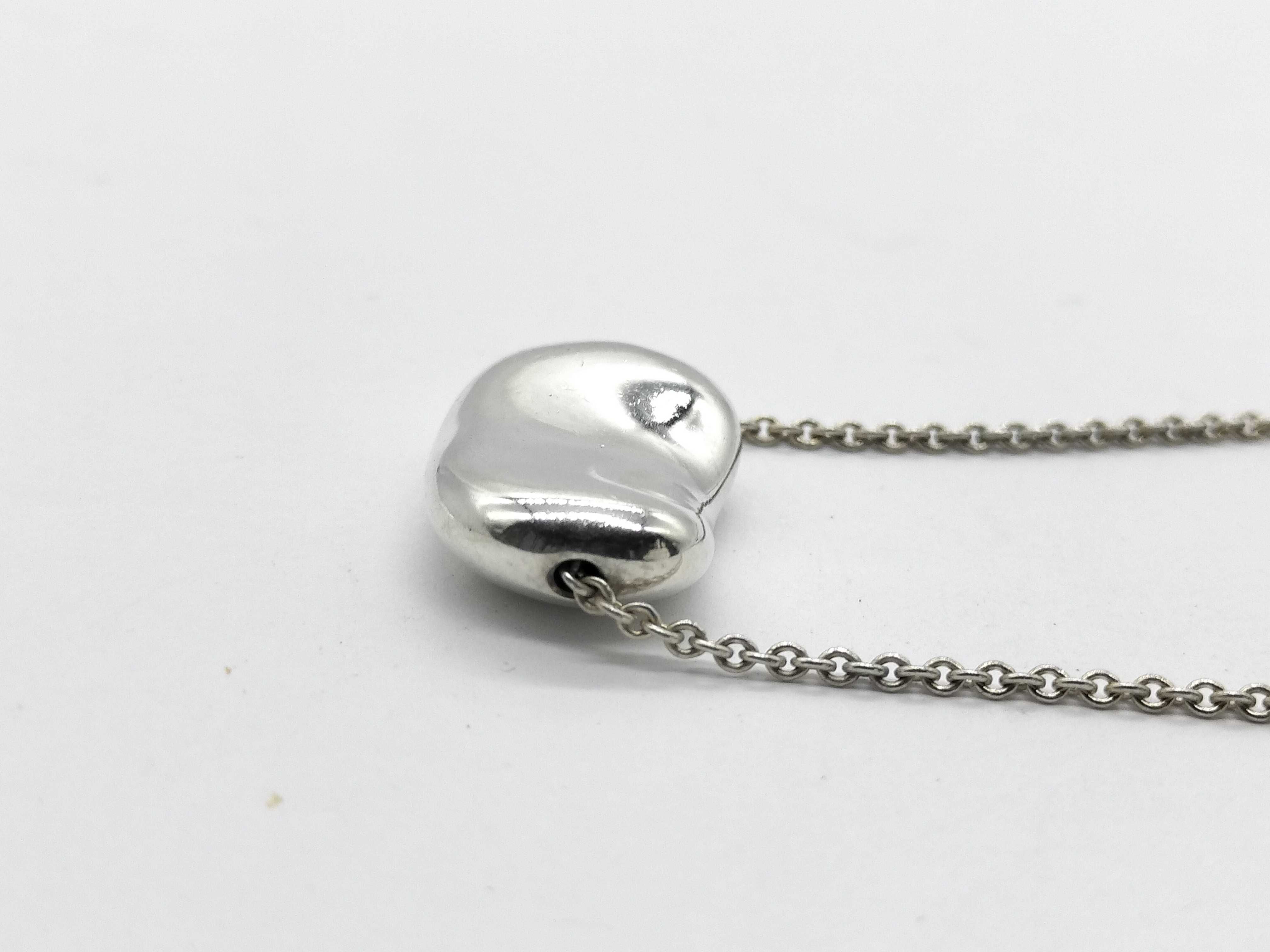 【水曜終了】(10700_0098)Tiffany&Co. ビーン エルサ・ペレッティ ビーンズ ネックレス シルバー SV925 11.5g ネックレス