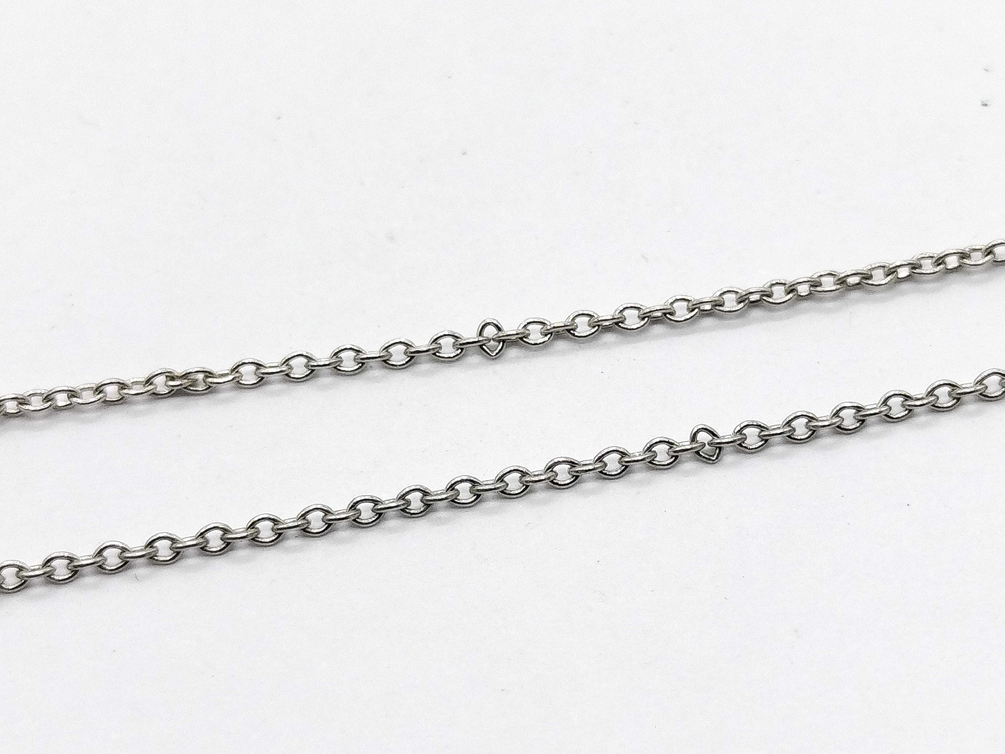 【水曜終了】(10700_0099)Tiffany&Co. ビーン エルサ・ペレッティ ビーンズ ネックレス シルバー SV925 2.9 ネックレス