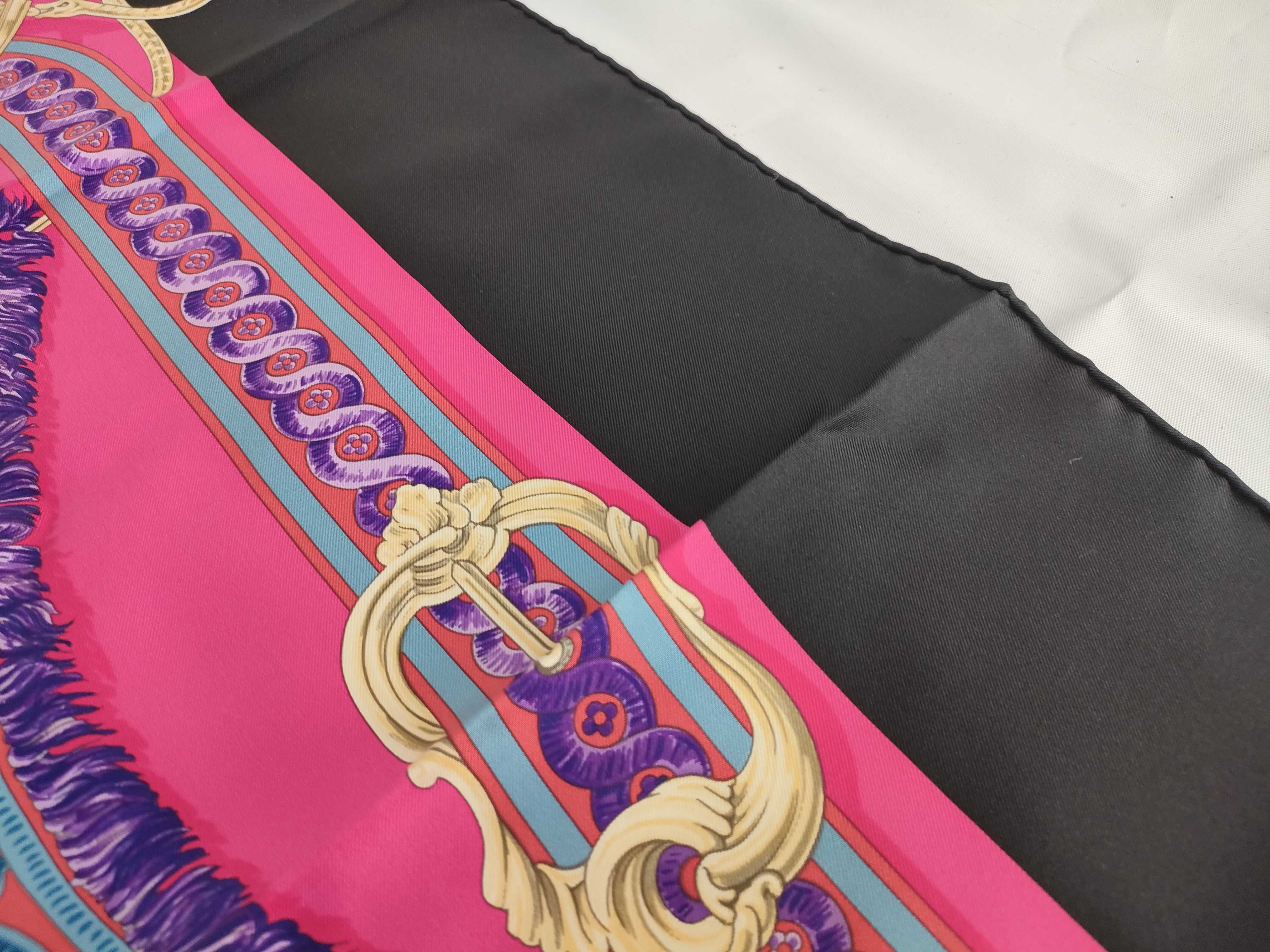 【水曜終了】(10706_0013)HERMES カレ BRID DE COUR その他小物