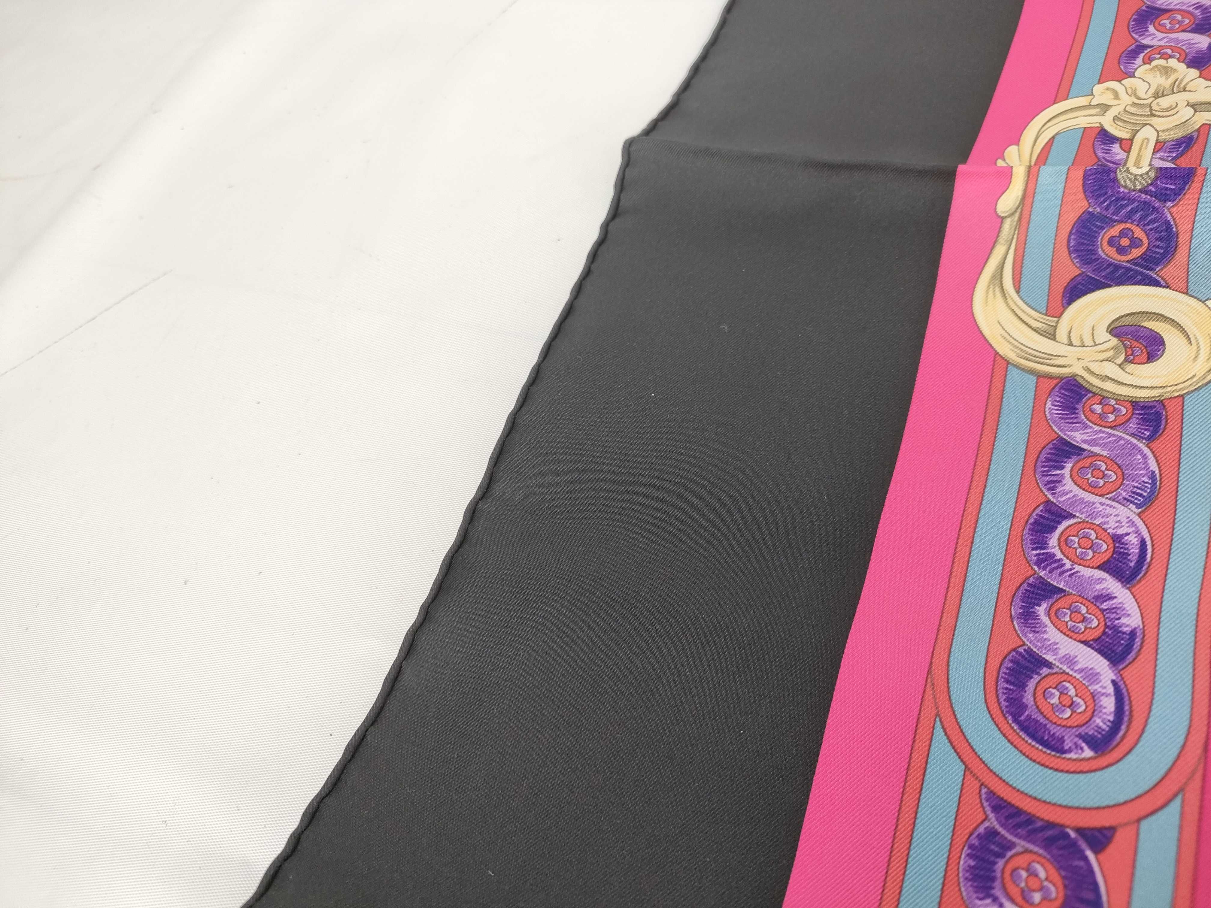 【水曜終了】(10706_0013)HERMES カレ BRID DE COUR その他小物