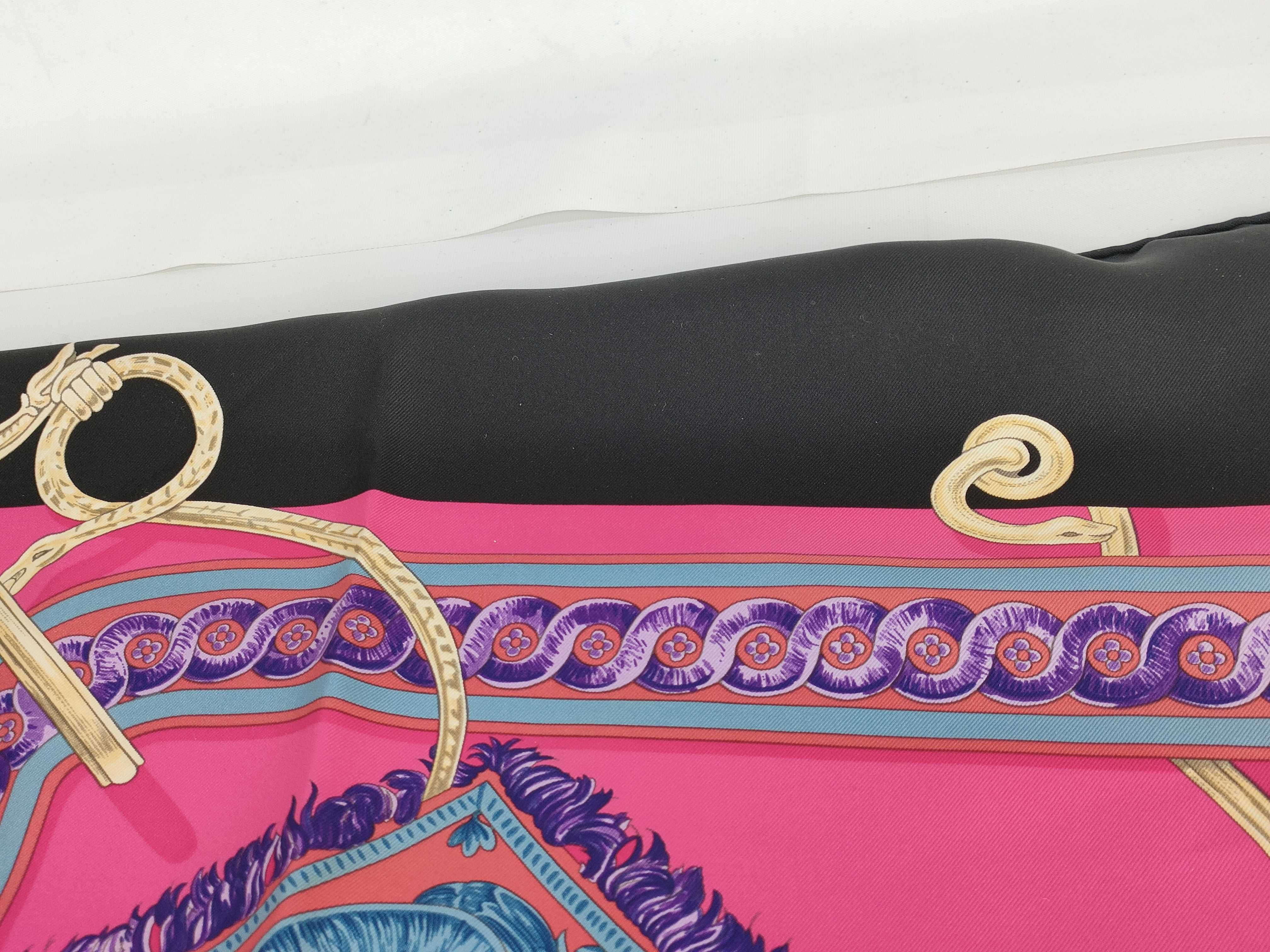 【水曜終了】(10706_0013)HERMES カレ BRID DE COUR その他小物