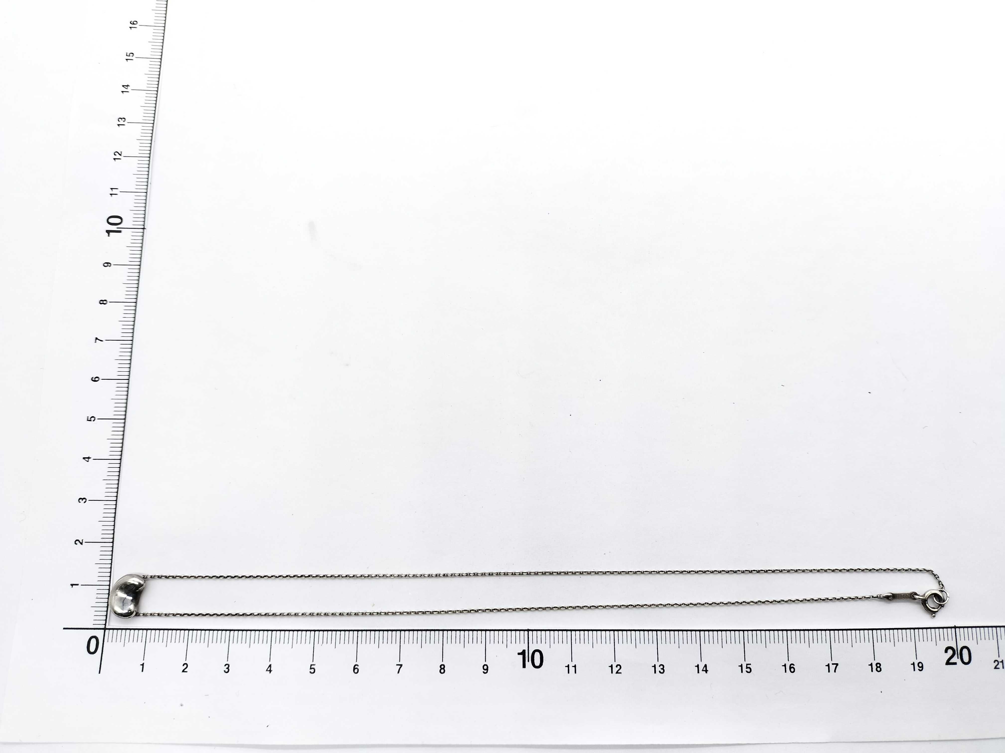 【水曜終了】(10700_0122)Tiffany&Co. ビーン ビーンズネックレス スターリング ペレッティ ネックレス